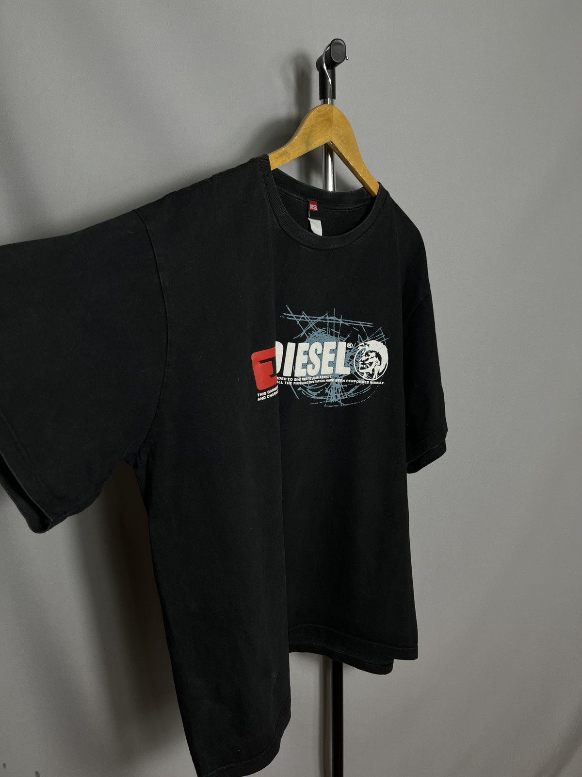 Diesel × Vintage DIESEL T-Shirt Mens Vintage 90s Cotton Double Sided Avirex Size US XXL / EU 58 / 5 - 2 Thumbnail