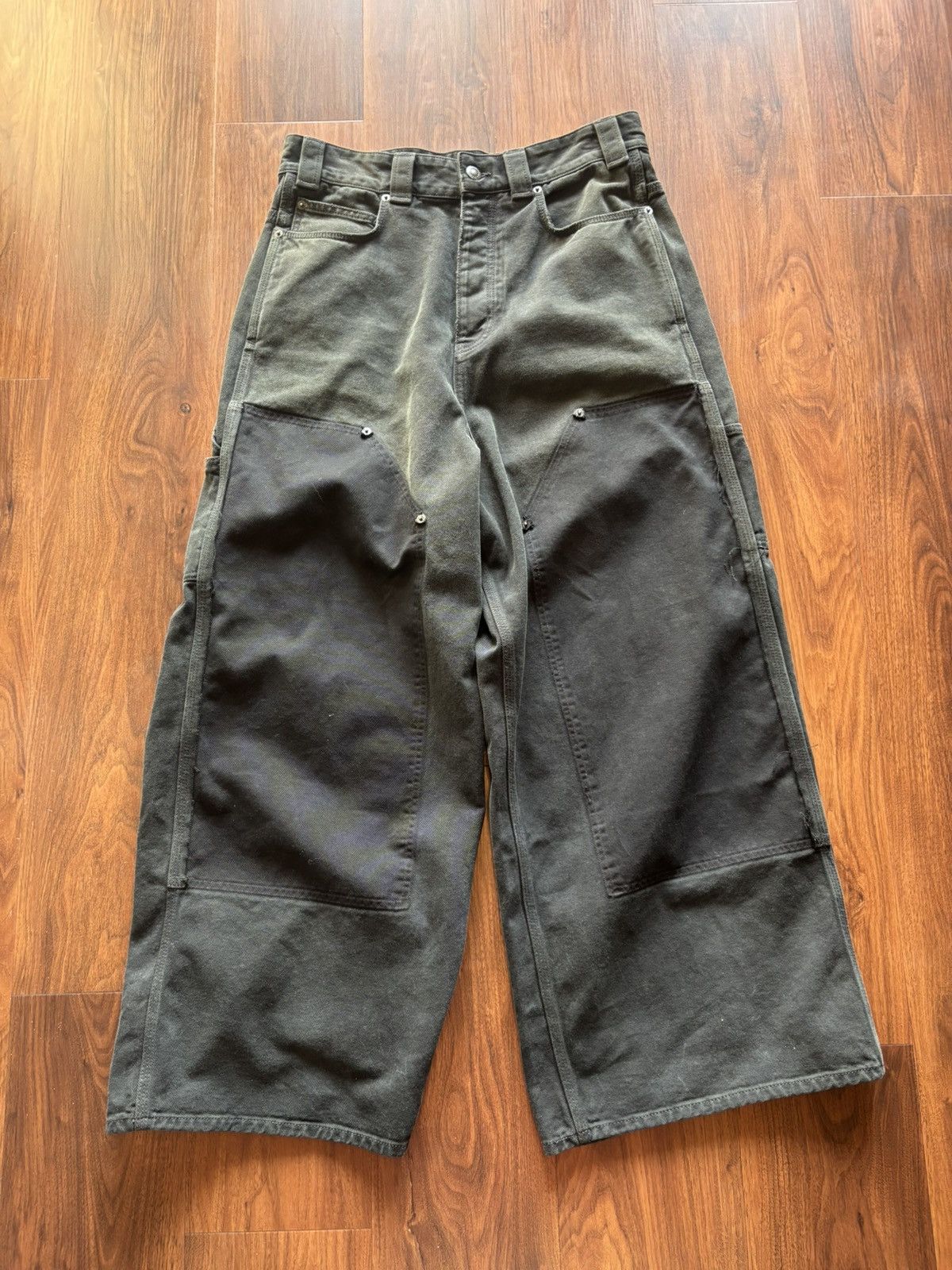 Balenciaga BALENCIAGA RIPPED OFF BAGGY PANTS Size US 33 - 1 Thumbnail