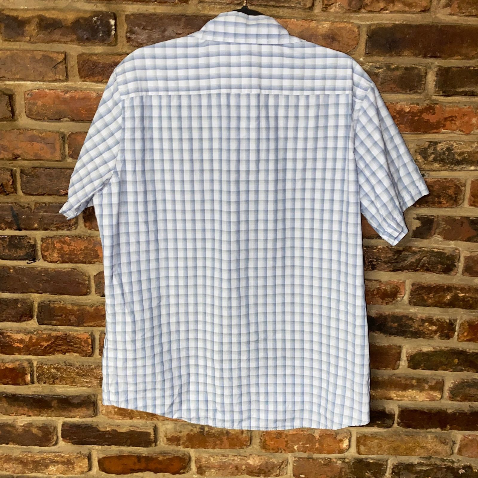 Van Heusen Van Heusen Studio Blue Plaid Short Sleeve Button Shirt Large Size US L / EU 52-54 / 3 - 5 Thumbnail