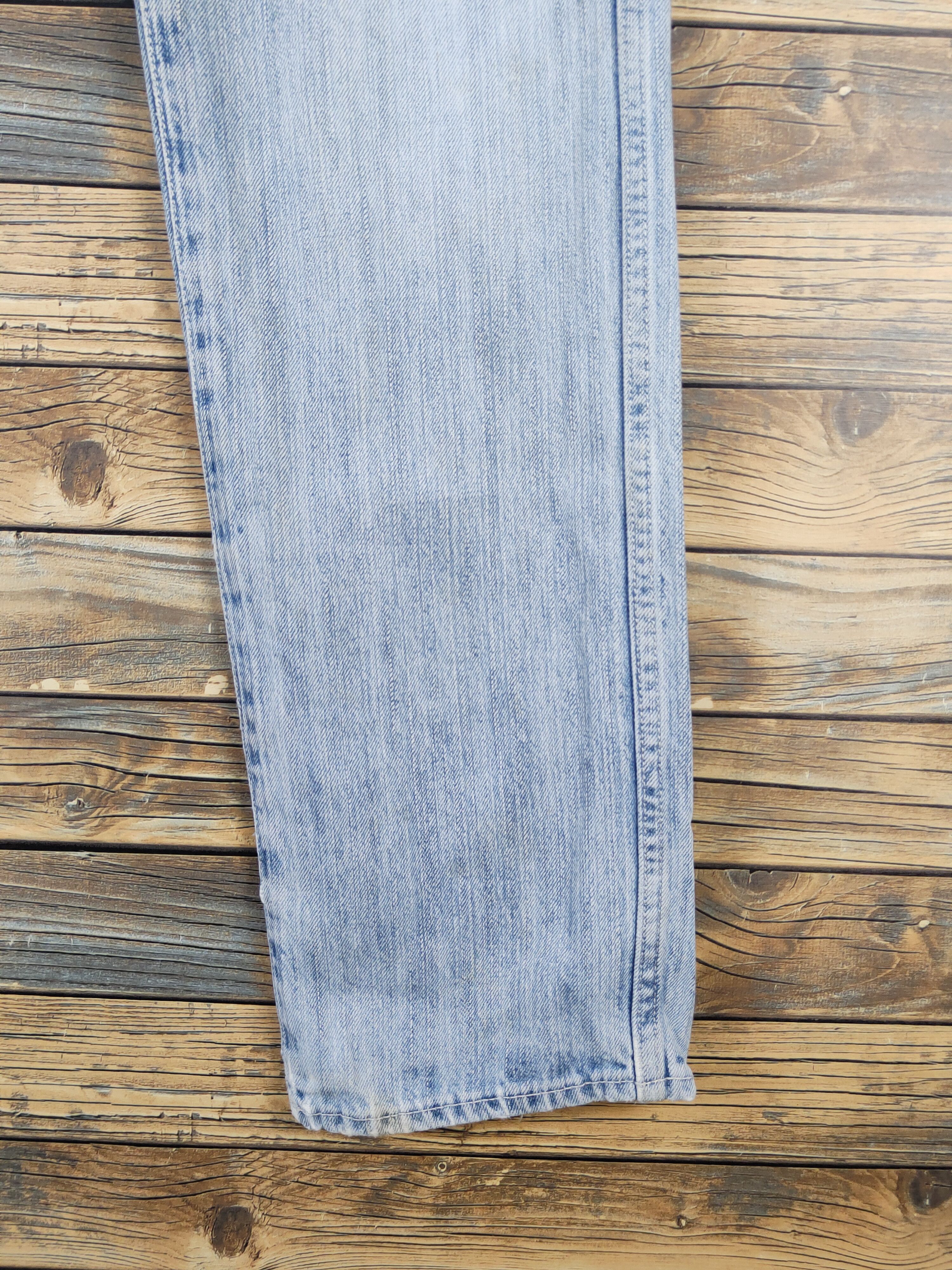 Global Work Global Work Light Blue Distressed Ripped denim Jeans #W1488 Size US 33 - 6 Thumbnail