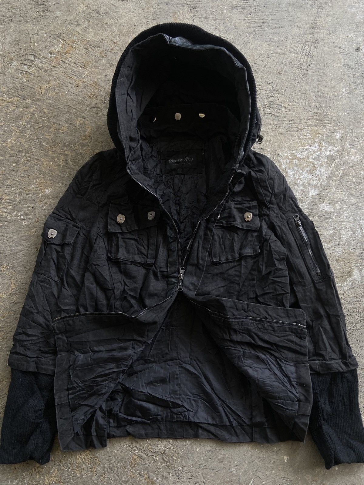 Le Grande Bleu (L.G.B.) 2000s Driving Roll - Cyber Apocalypse Lgb Style Bono Jacket Size US M / EU 48-50 / 2 - 7 Thumbnail