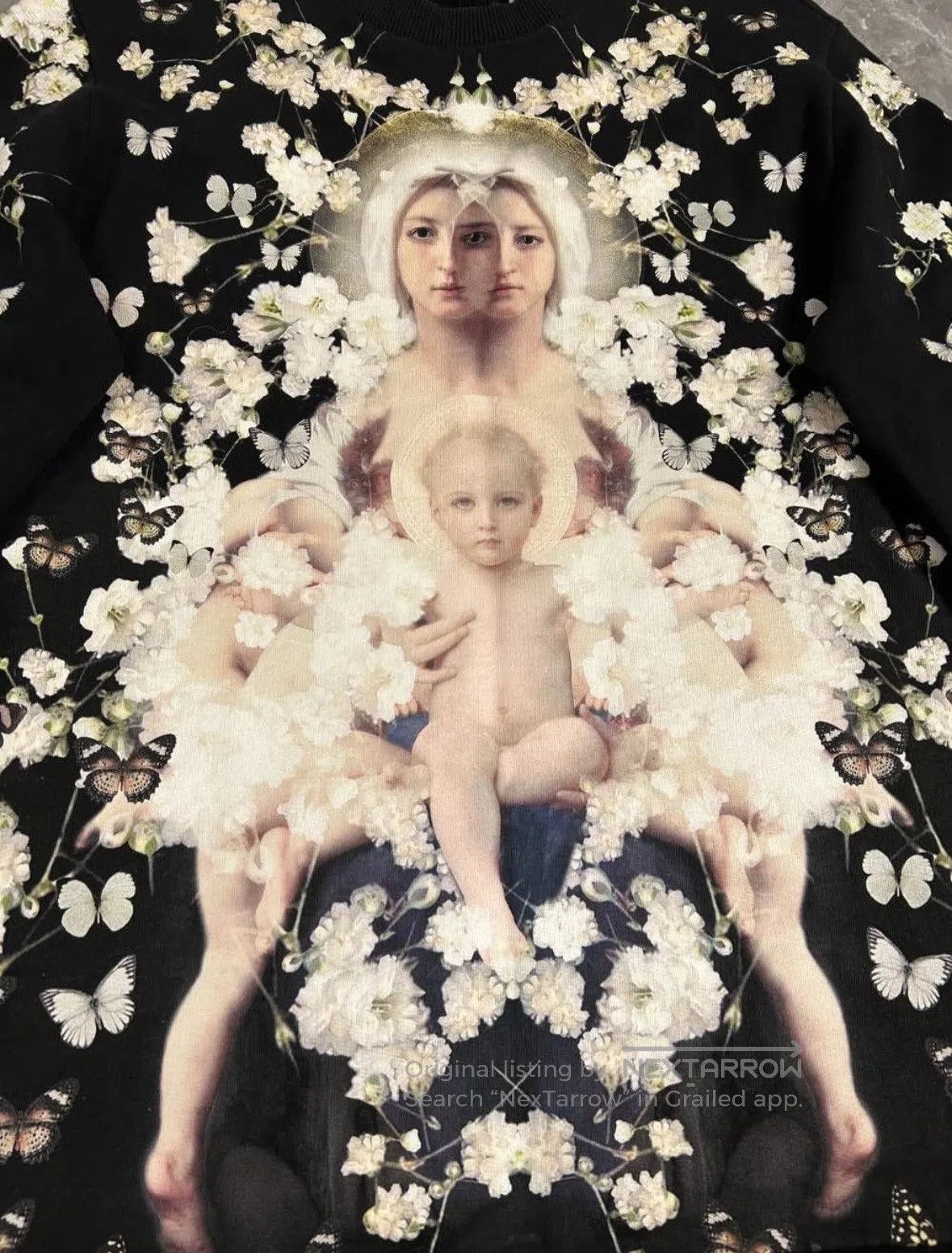 Givenchy Givenchy Madonna Floral Print Sweatshirt - wxx. Size US XS / EU 42 / 0 - 9 Thumbnail