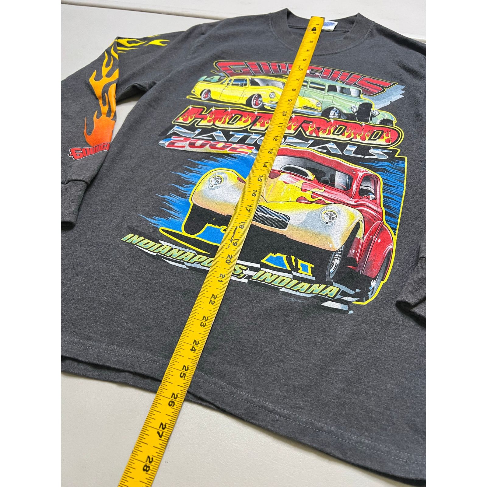 Hanes Streetwear Vintage Hot Rods Custom Flame Fire Long Sz Small Size US S / EU 44-46 / 1 - 4 Thumbnail