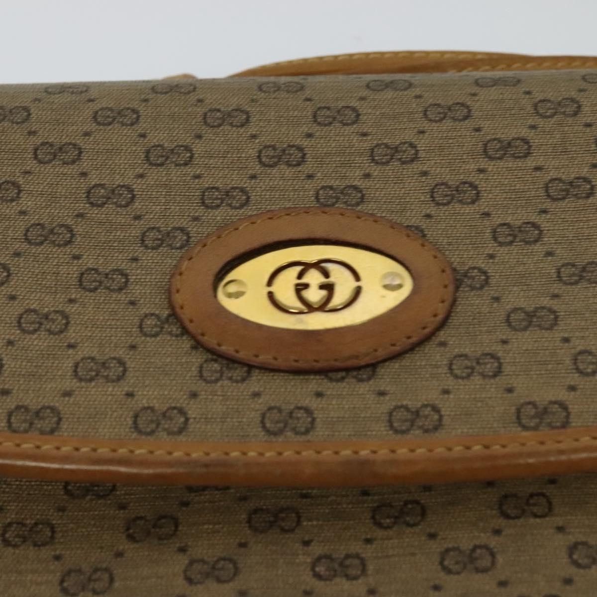 Gucci GUCCI Micro GG Supreme Shoulder Bag Pvc Beige Gold 007 49 Size ONE SIZE - 15 Thumbnail