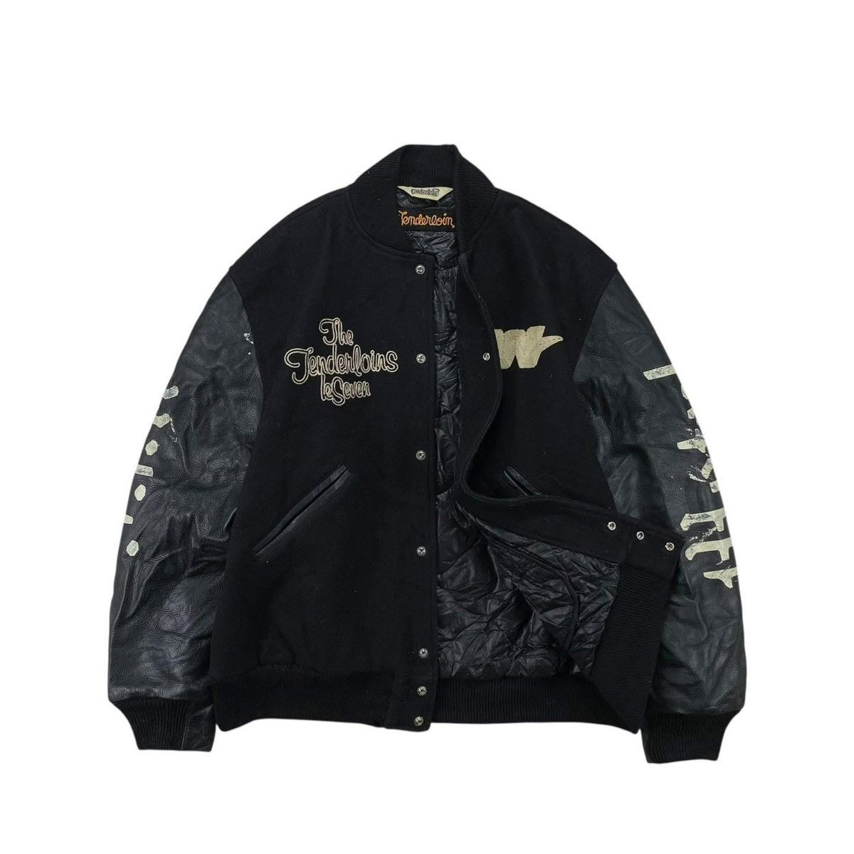 Tenderloin [RARE] Tenderloin x WTAPS x Rats "Way of Life"Varsity Jacket Size US XL / EU 56 / 4 - 4 Thumbnail