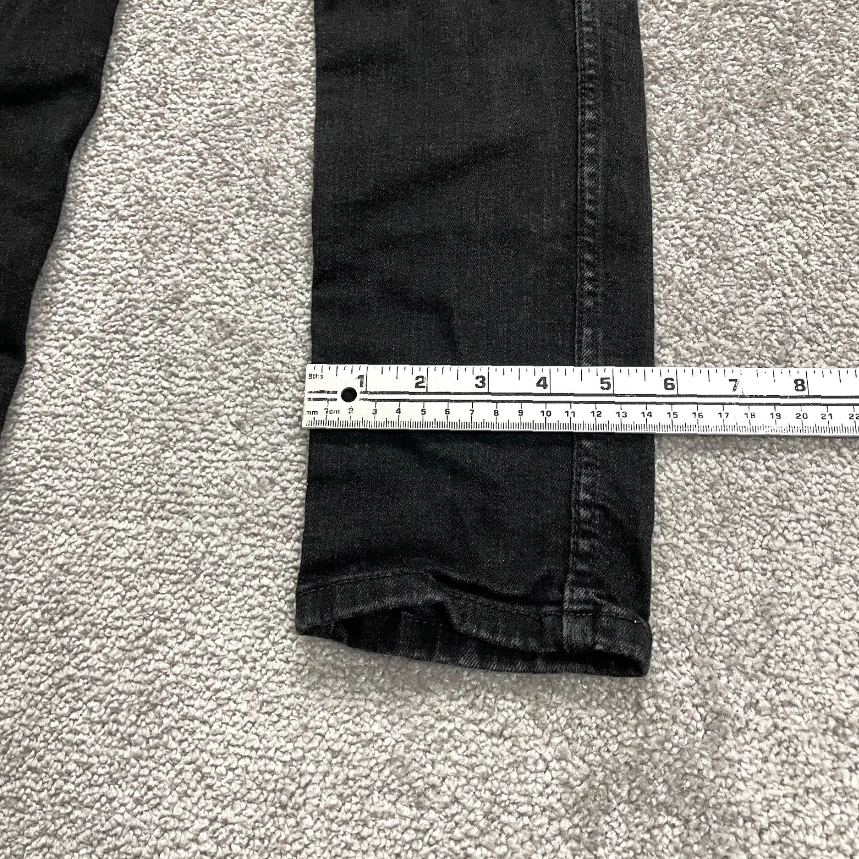 Zara VINTAGE Zara Women's Skinny Jeans 8 Black High Rise Stretch Denim Casual 30x28 Modeling City Size 30" / US 8 / IT 44 - 6 Thumbnail