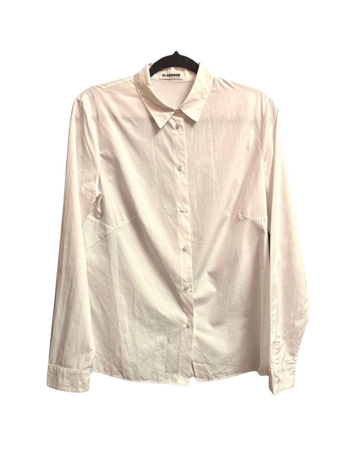 Jil Sander jil sander asymetrical cut white women shirt Size M / US 6-8 / IT 42-44 - 1 Thumbnail