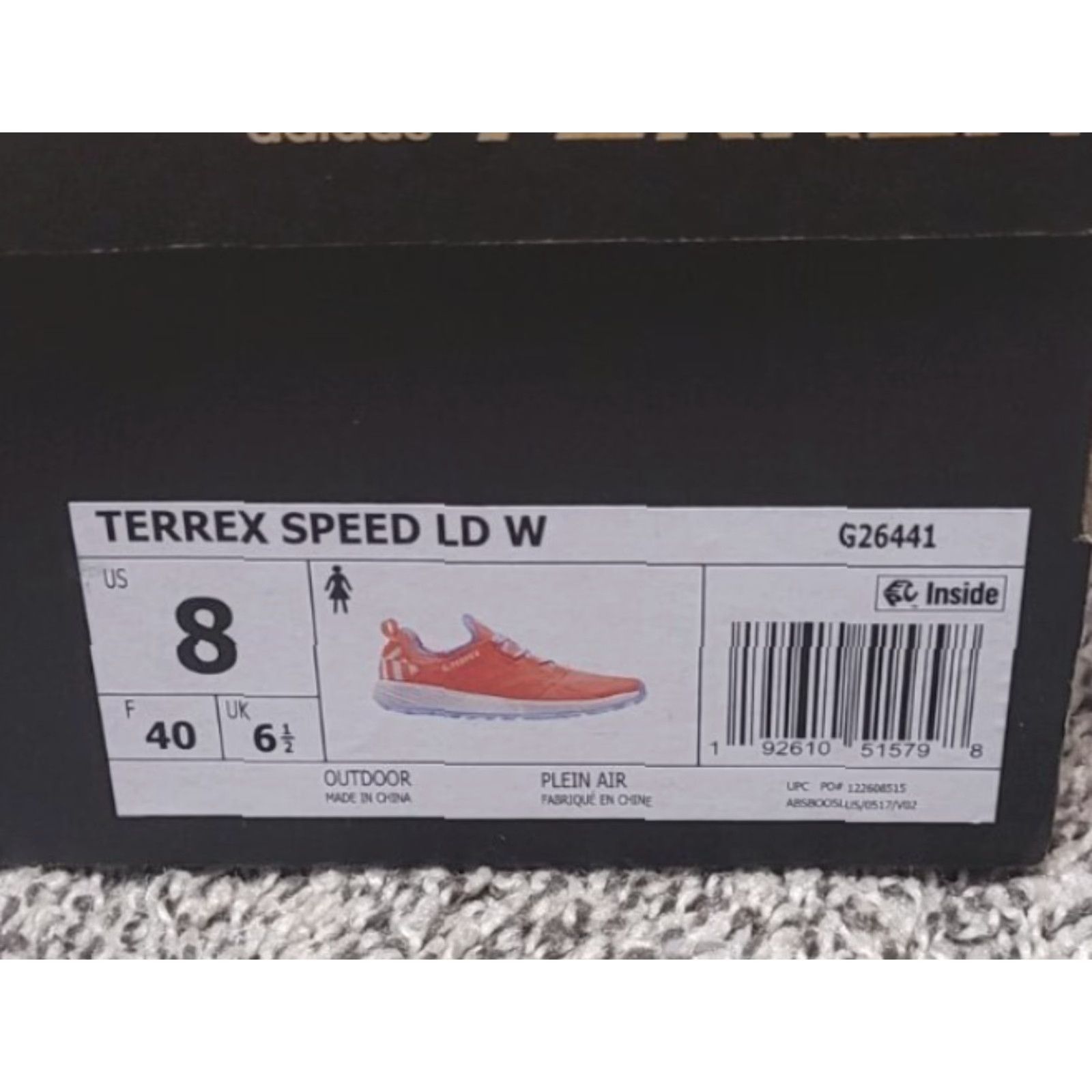 Adidas Adidas Terrex Agravic Sneaker Orange Womens SZ 8 New Size US 8 / IT 38 - 3 Thumbnail