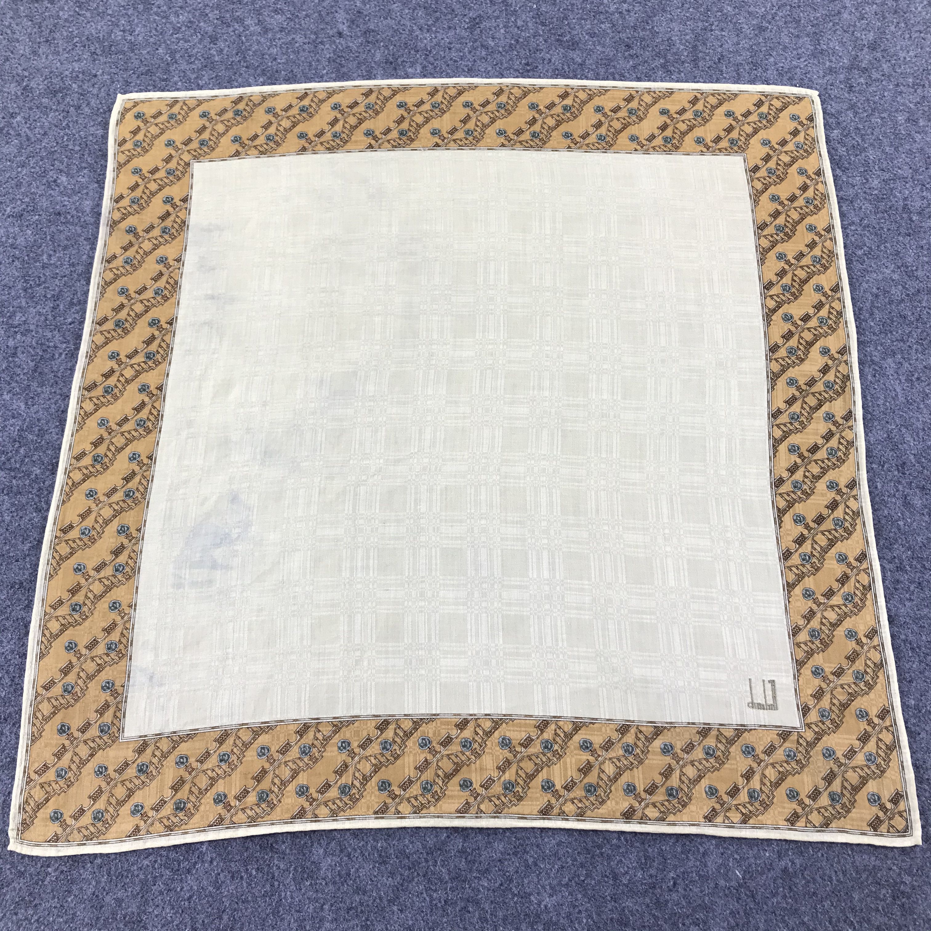 Alfred Dunhill Dunhill Handkerchief Neckerchief Bandana H329 Size ONE SIZE - 1 Thumbnail