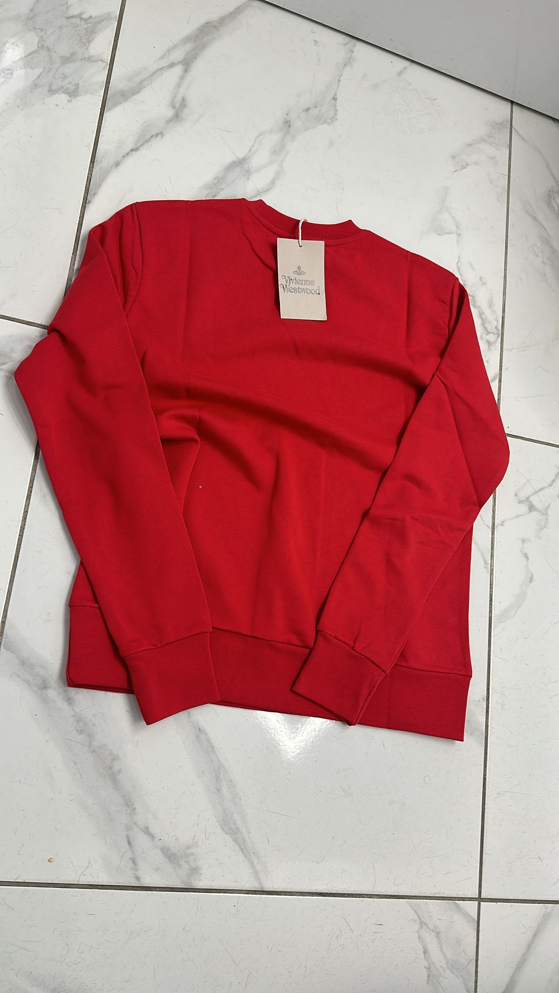Vintage × Vivienne Westwood Vivienne Westwood Orb Logo Sweatshirt Red Small Size US S / EU 44-46 / 1 - 3 Thumbnail