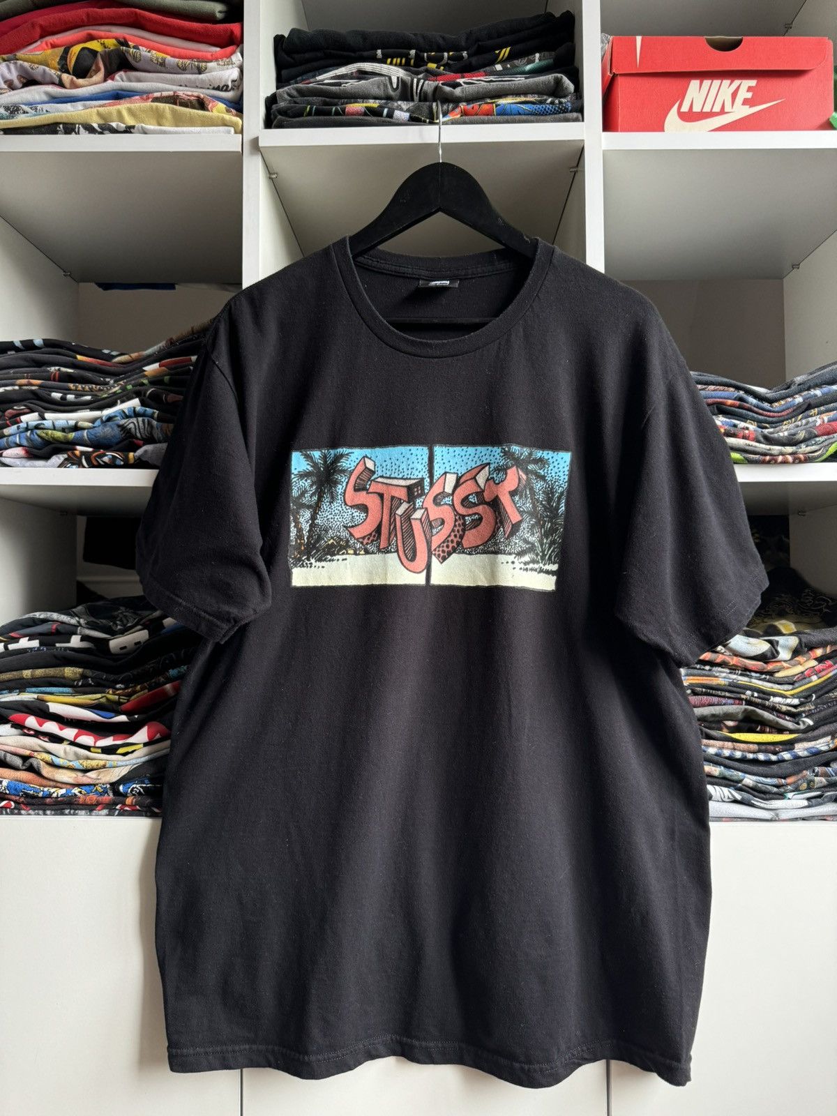 Stussy Stussy Graphic Spellout T Shirt Tee Size US L / EU 52-54 / 3 - 3 Thumbnail