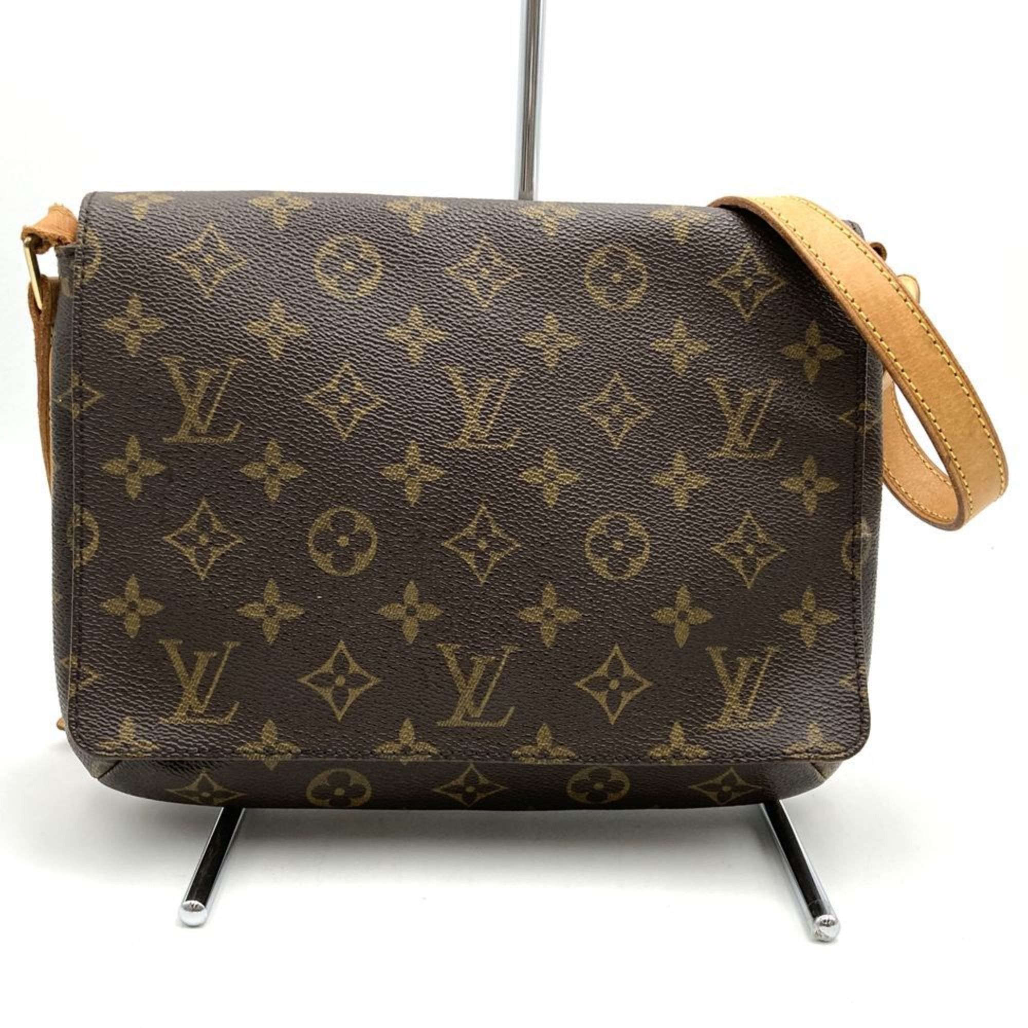 Louis Vuitton M51257 Musette Tango Shoulder Bag Monogram Brown Women's Men's