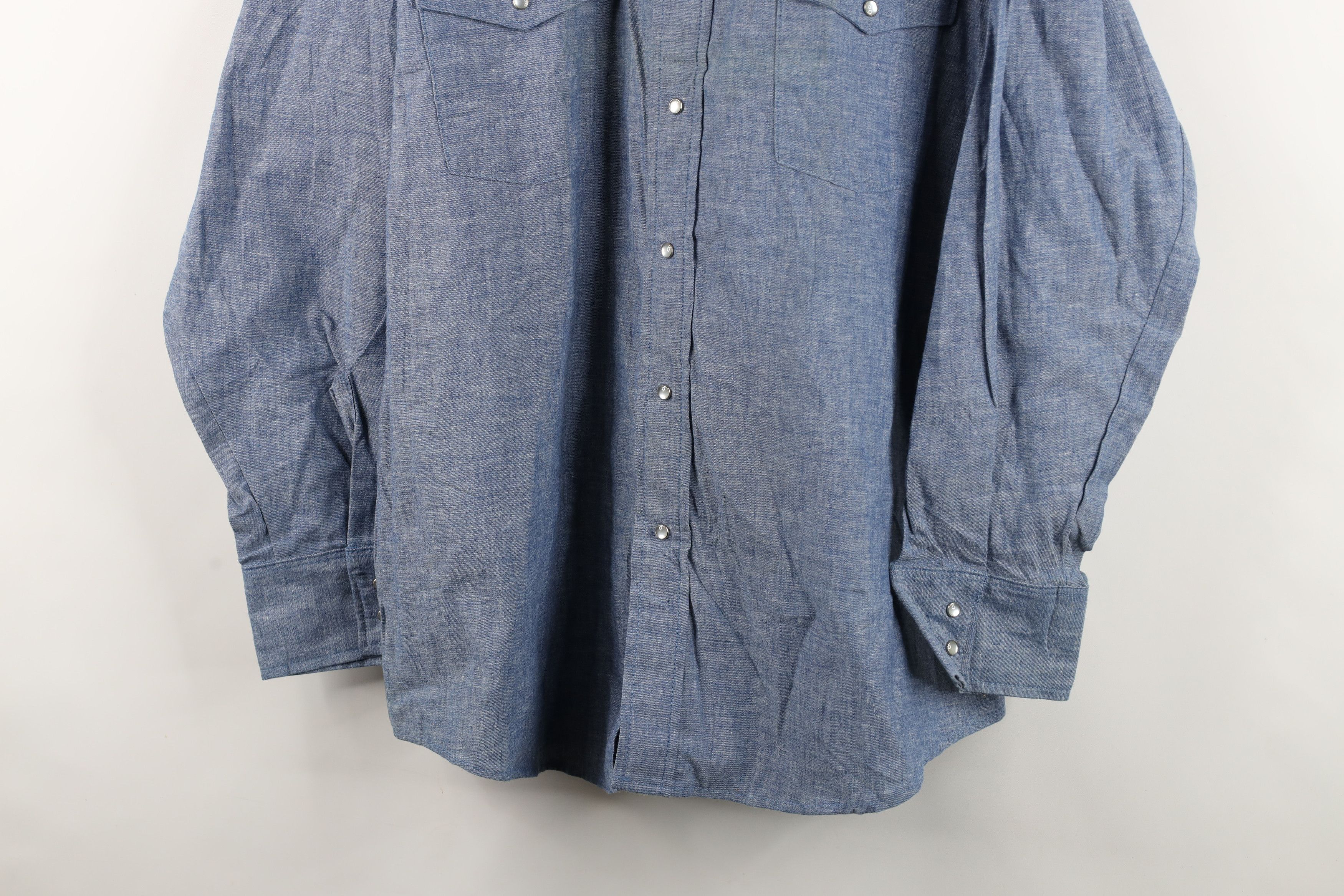 Vintage Deadstock Vintage 70s OshKosh B'Gosh Button Shirt USA Size US XL / EU 56 / 4 - 3 Thumbnail