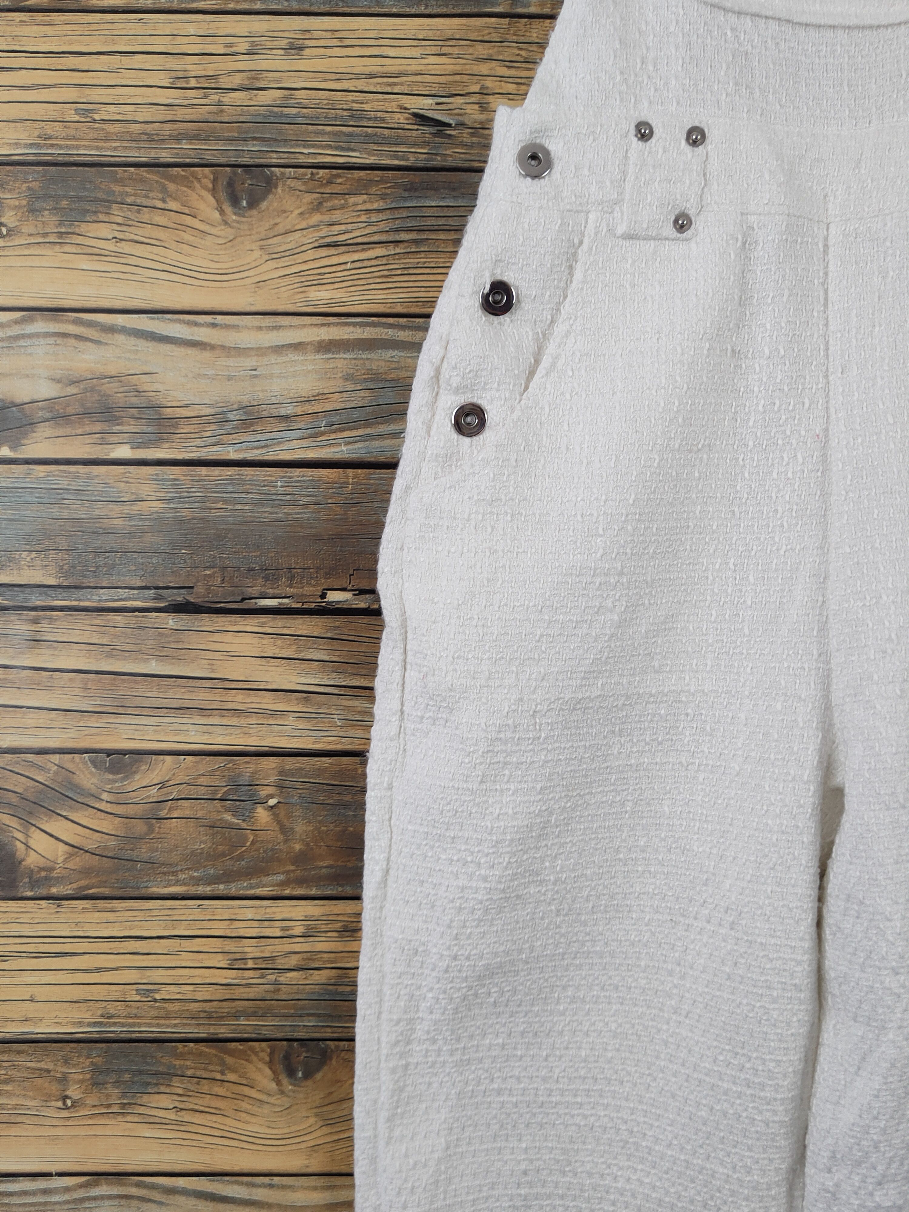 Japanese Brand × Vintage Very Rare DFYS White Adjustable Strap Jumpsuits Size 26" / US 2 / IT 38 - 6 Thumbnail