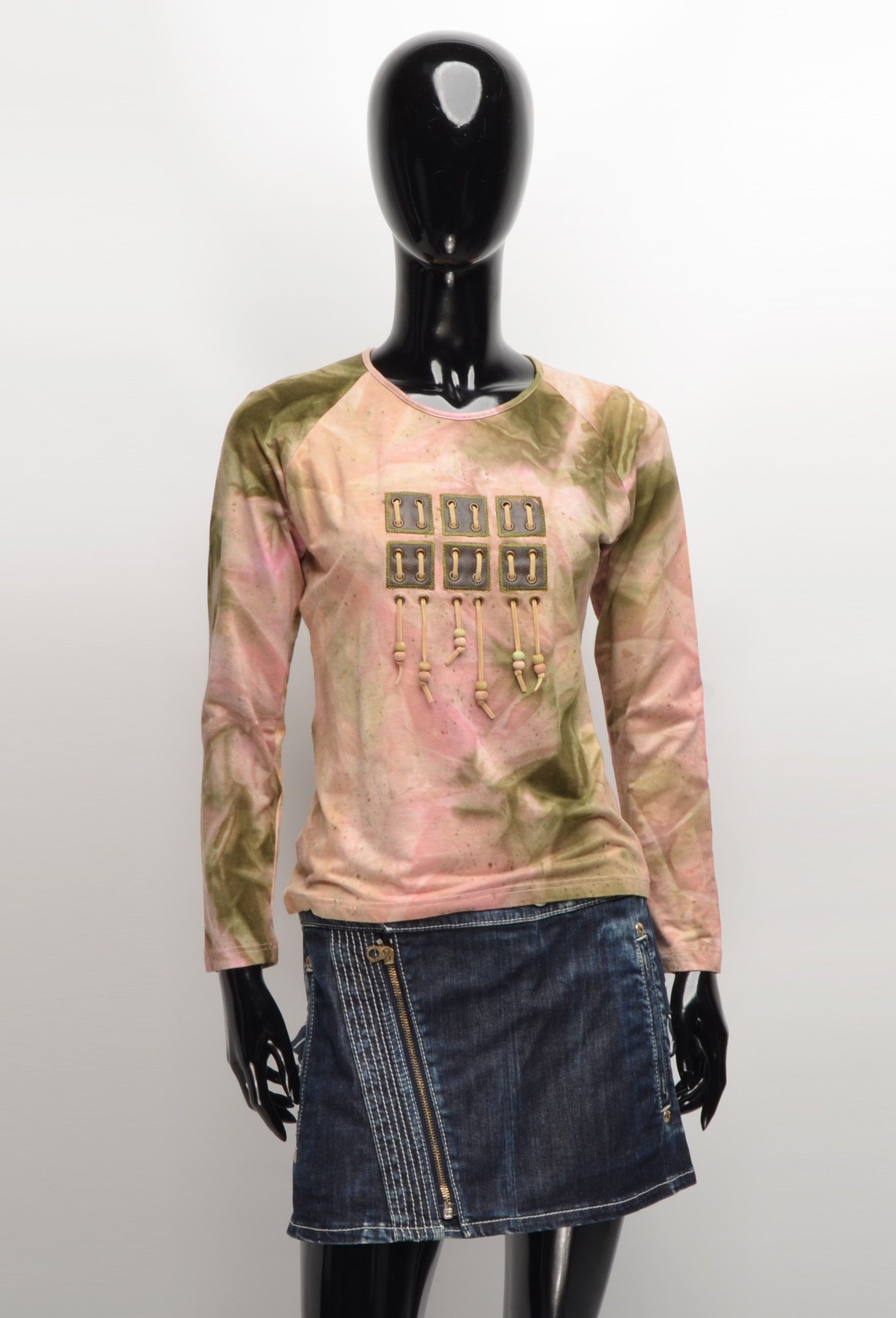 Vintage Vintage X-Mail Y2K Tie Dye Decorated Top Size M / US 6-8 / IT 42-44 - 1 Thumbnail