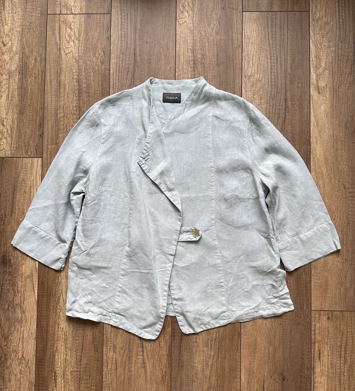 Designer Blazers Oska size 3 100% linen Size M / US 6-8 / IT 42-44 - 1 Thumbnail