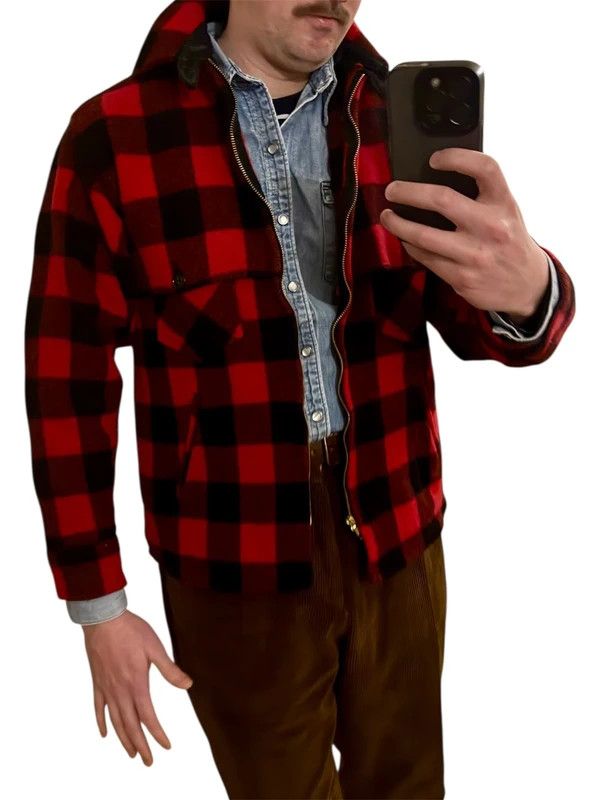 Johnson Woolen Mills Mackinaw buffalo plaid jacket made in usa M Size US M / EU 48-50 / 2 - 2 Thumbnail
