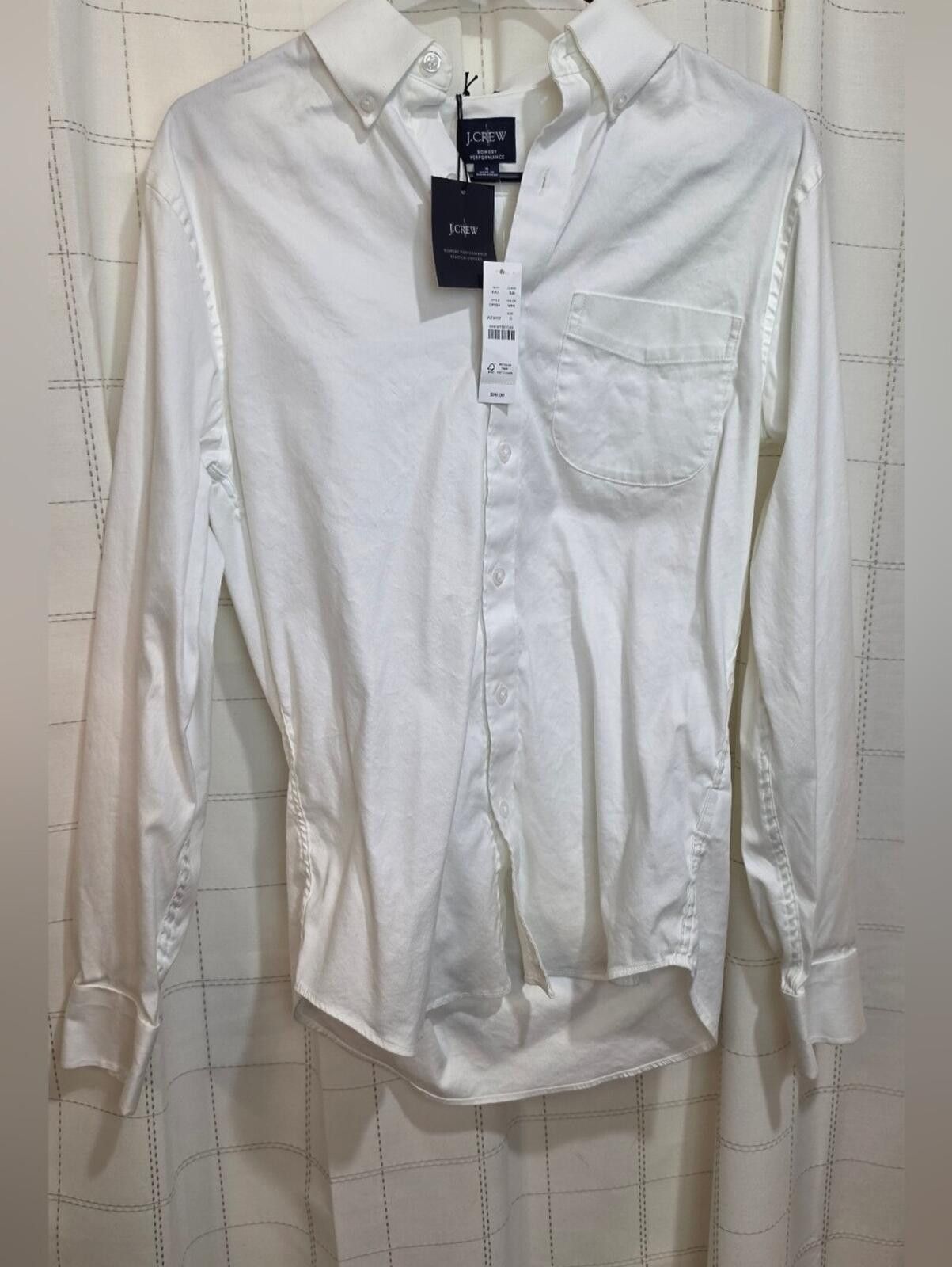 J.Crew J Crew Slim Bowery performance stretch oxford shirt Size 36R - 2 Thumbnail