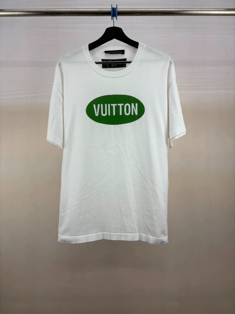 Louis Vuitton louis vuitton white green logo short sleeve shirt-dmc Size US S / EU 44-46 / 1 - 1 Thumbnail