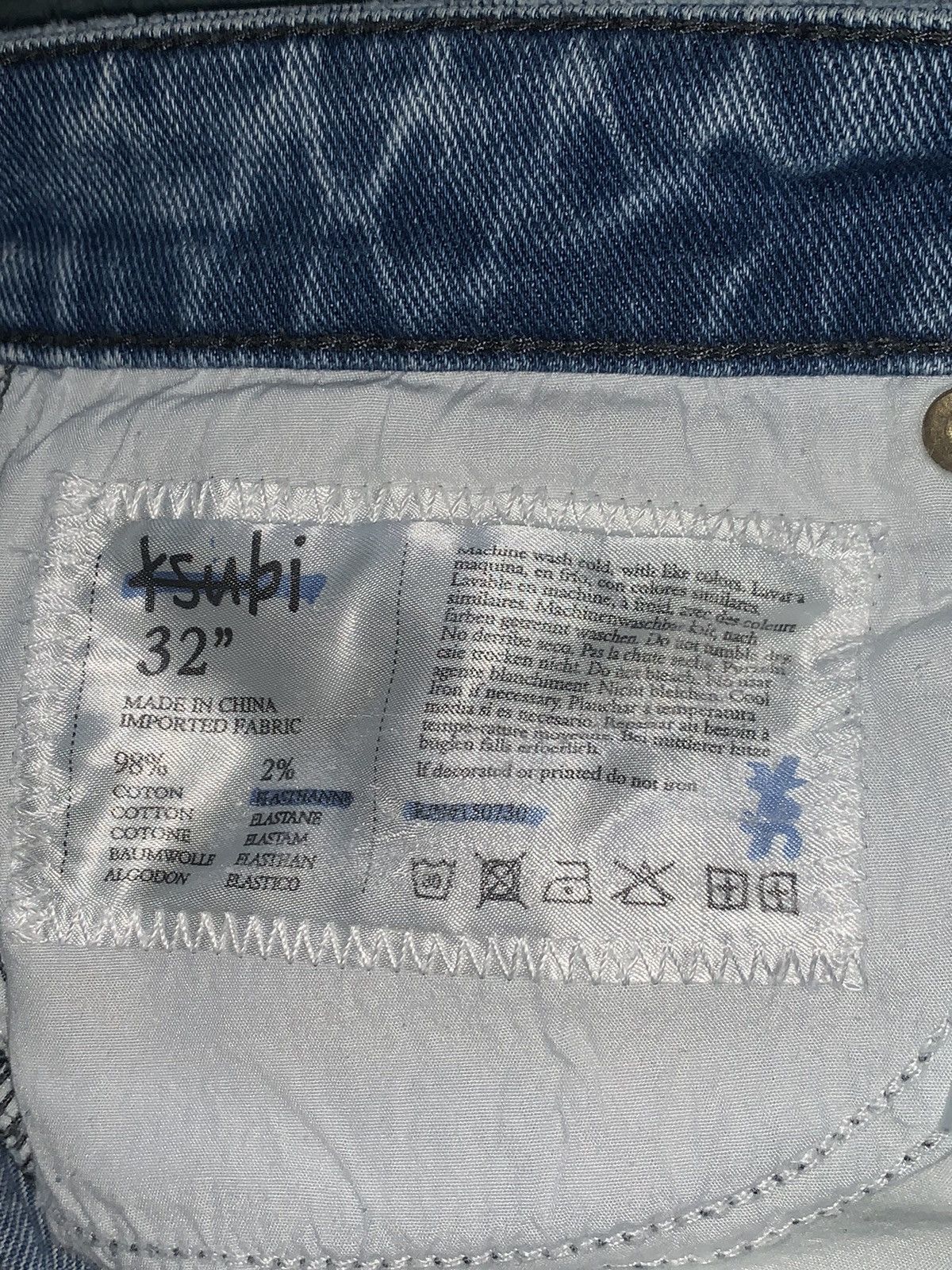 Ksubi *RARE* Ksubi Distressed Denim Jeans - Size 32 Size US 32 / EU 48 - 9 Thumbnail