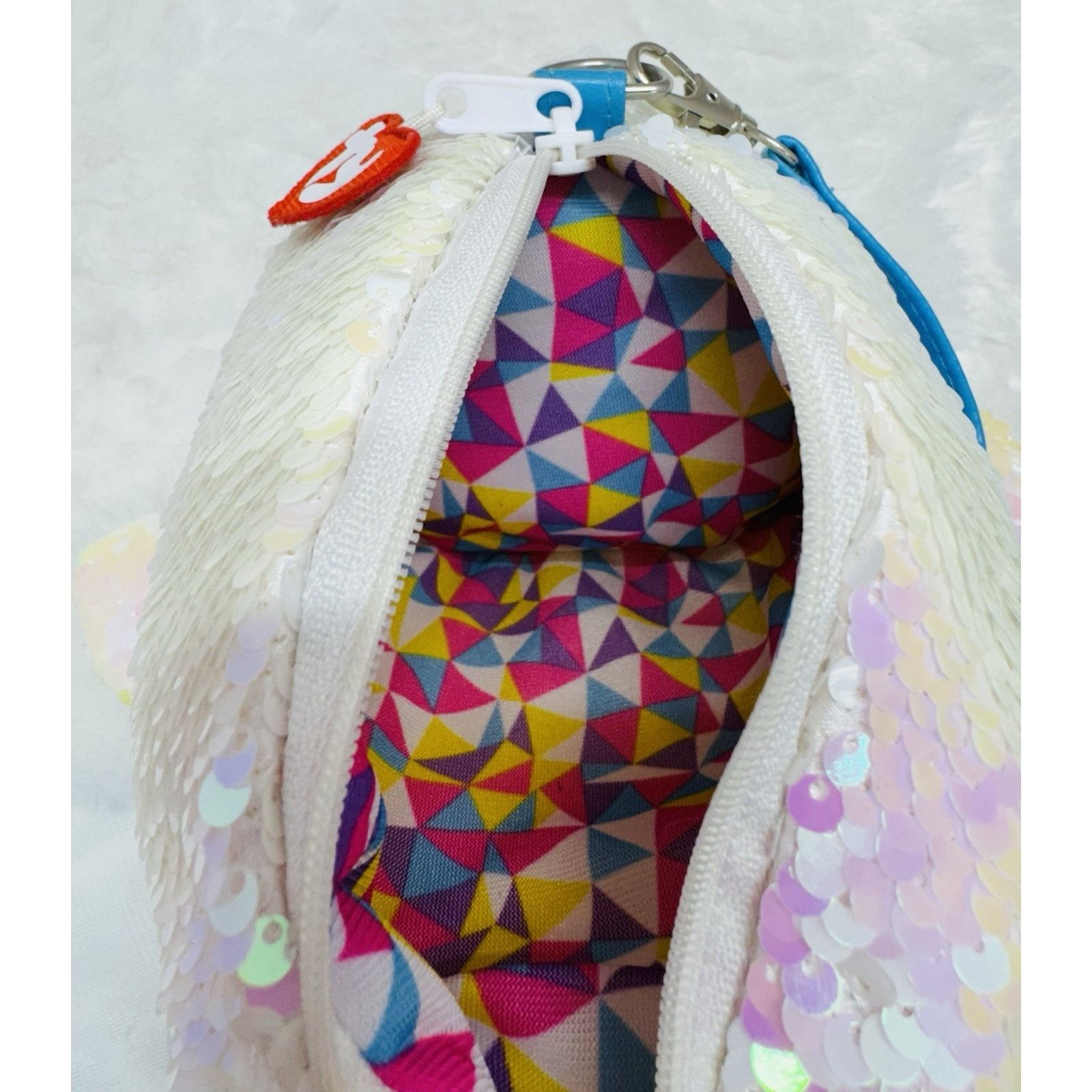 Other TY ICY White Seal 11" Fashion Flippy Sequin Glam Wristlet & Size ONE SIZE - 5 Thumbnail