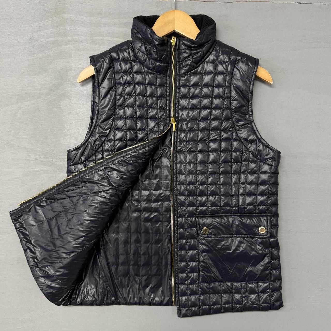 Tory Burch Tory Burch Quilted Tricia Puffer Vest Purple Women’s Medium Size M / US 6-8 / IT 42-44 - 2 Thumbnail