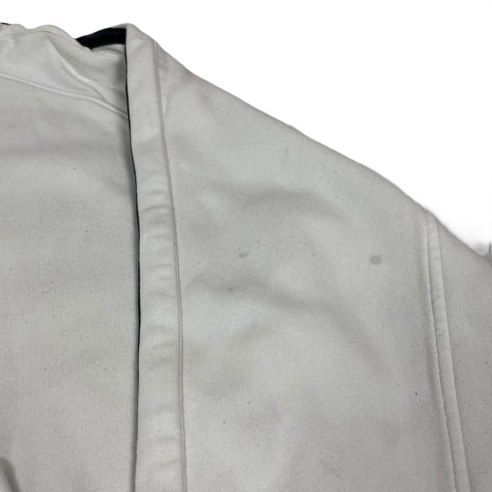 Nike × Vintage Nike Men White Swoosh Spellout Long Sleeve Pullover Hoodie M Size US M / EU 48-50 / 2 - 4 Thumbnail