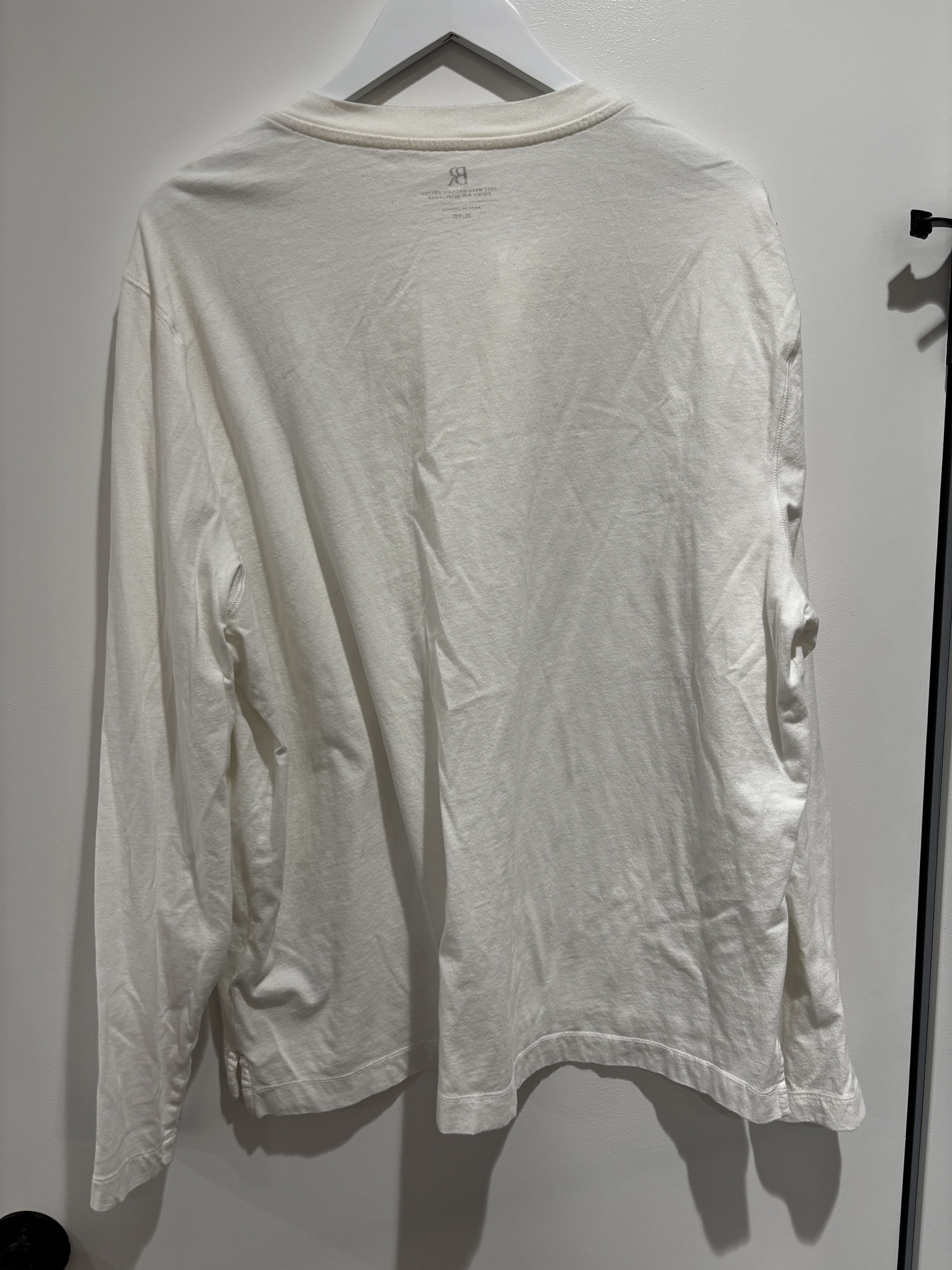 Banana Republic Mens White Banana Republic Henley Size US XL / EU 56 / 4 - 3 Thumbnail
