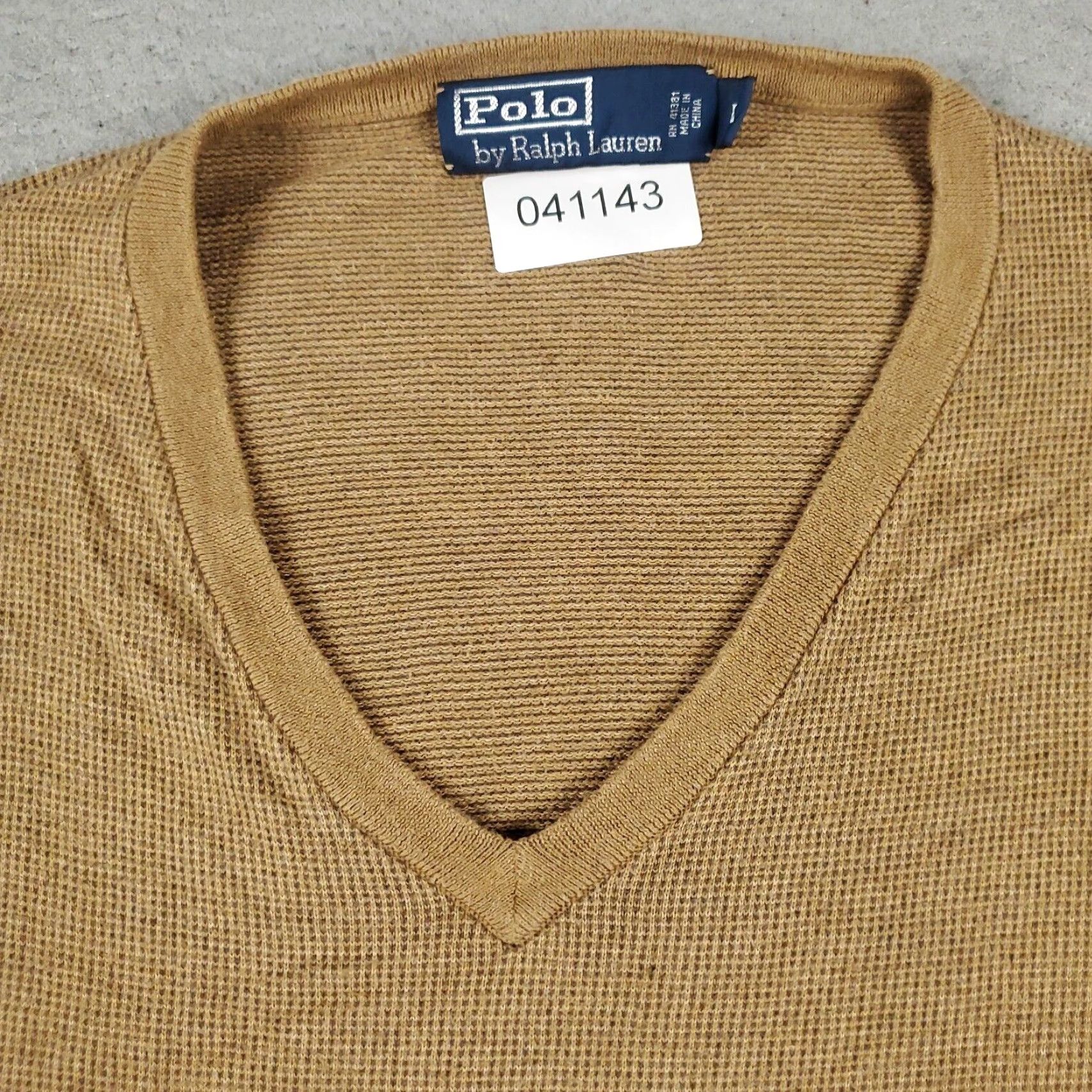 Ralph Lauren Ralph Lauren Mens Large Beige Polo Sweater Casual Pullover Extra Large XL Sweatshirt Size US L / EU 52-54 / 3 - 2 Thumbnail