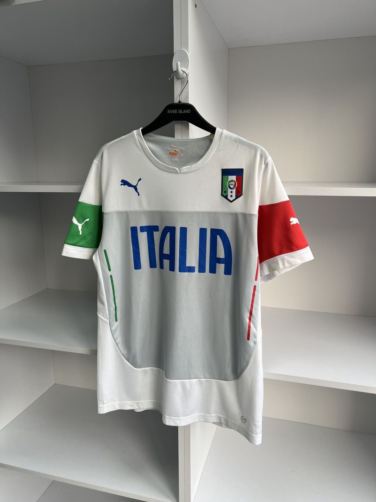 Puma × Vintage Vintage Puma Italy National Soccer Team Training Jersey Size US L / EU 52-54 / 3 - 5 Thumbnail