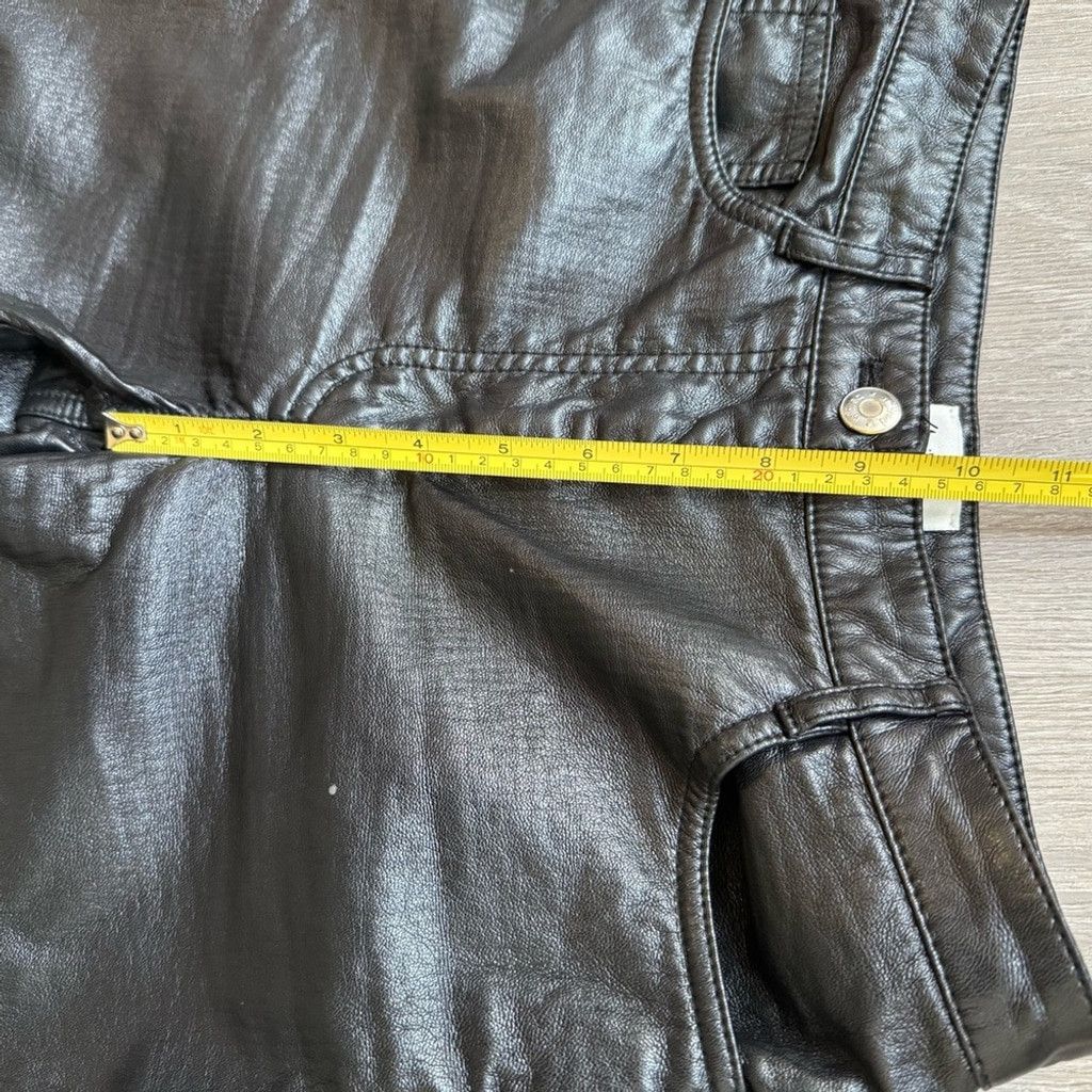 Aritzia Wilfred Black Vegan Leather Melina Trousers Size 26" / US 2 / IT 38 - 12 Thumbnail