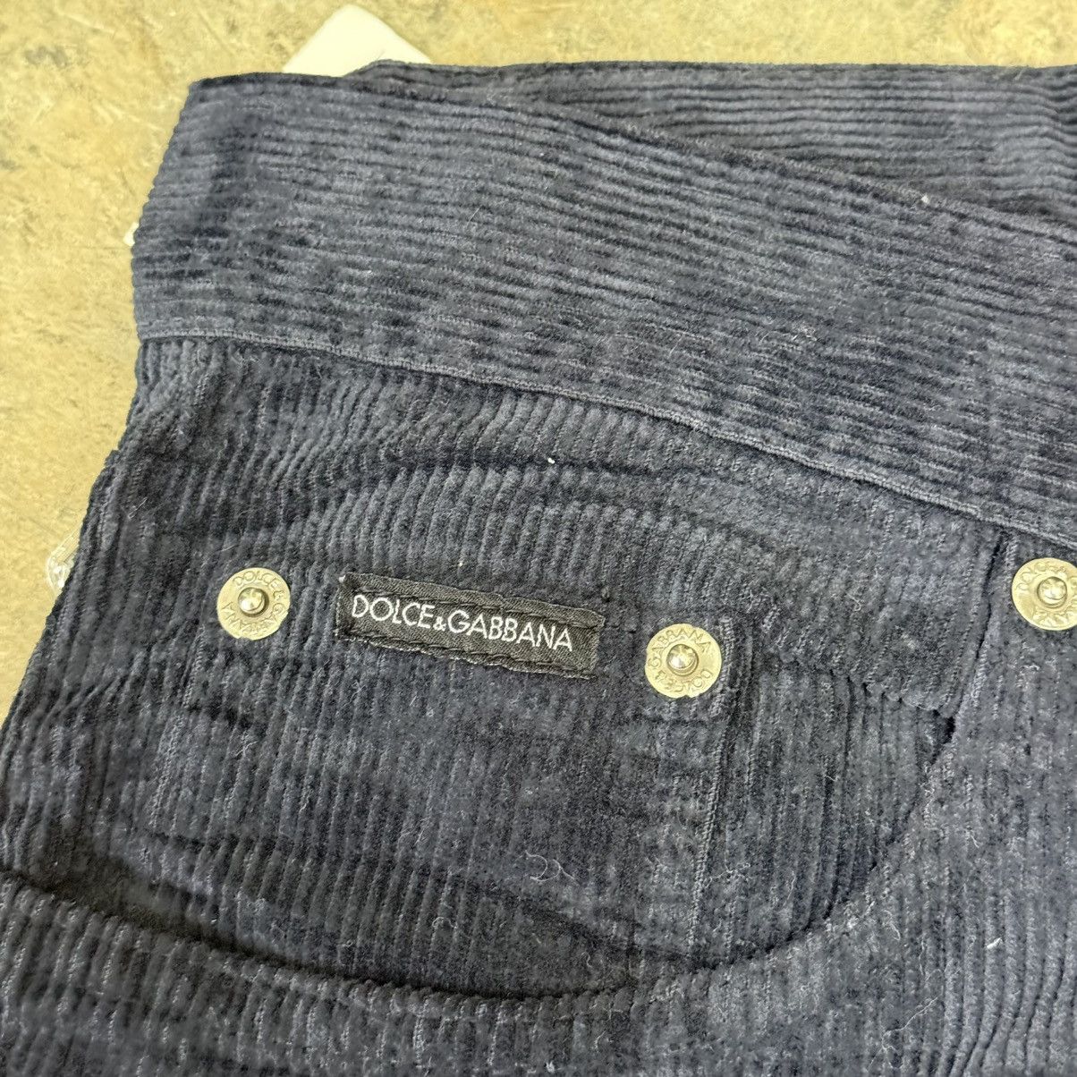 Dolce & Gabbana Dolce & Gabbana Corduroy Pants Size US 31 - 4 Thumbnail