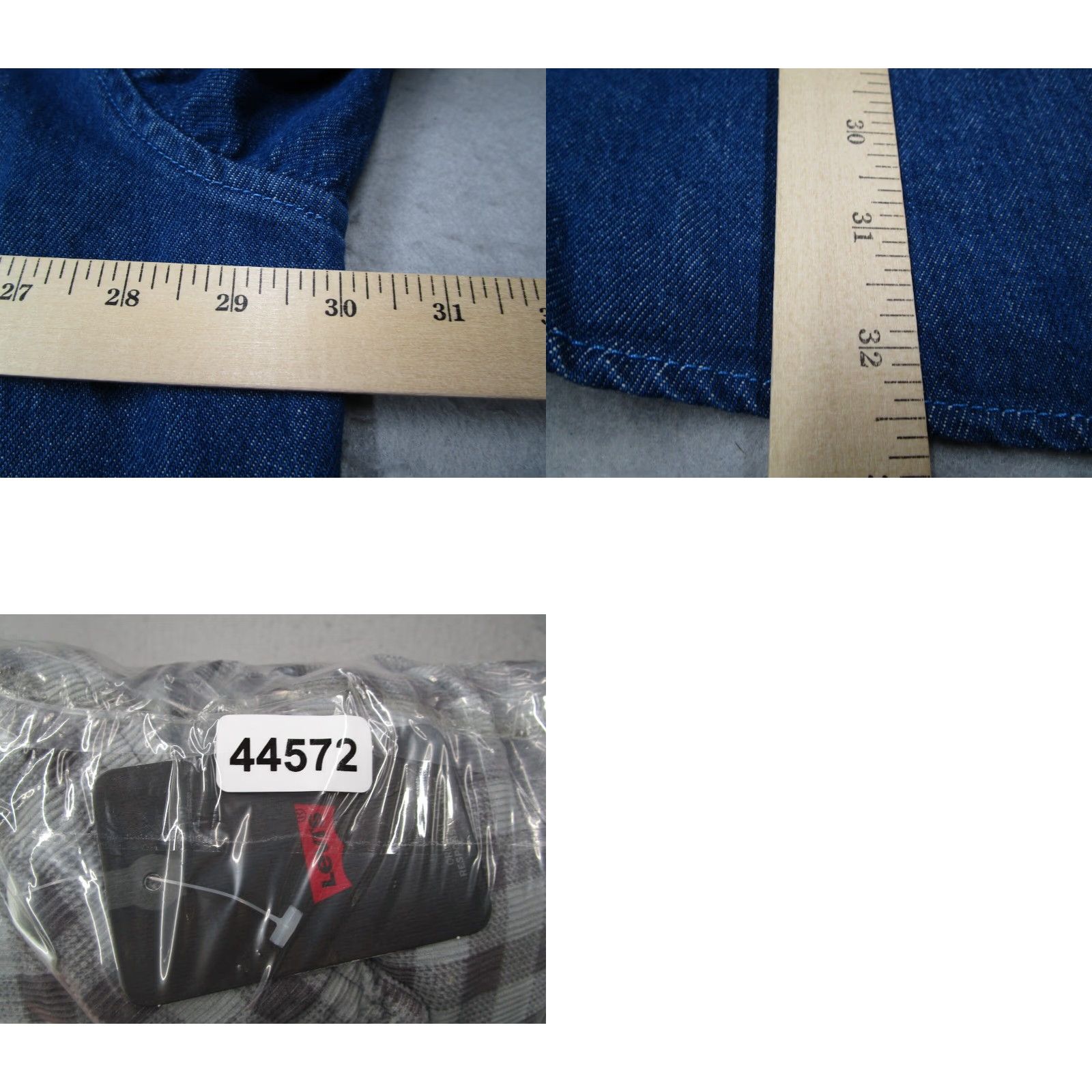 Levi's Levis Jacket Adult 2XL Gray Corduroy Button Up Check Silver Tab Pockets Work Size US XXL / EU 58 / 5 - 8 Thumbnail