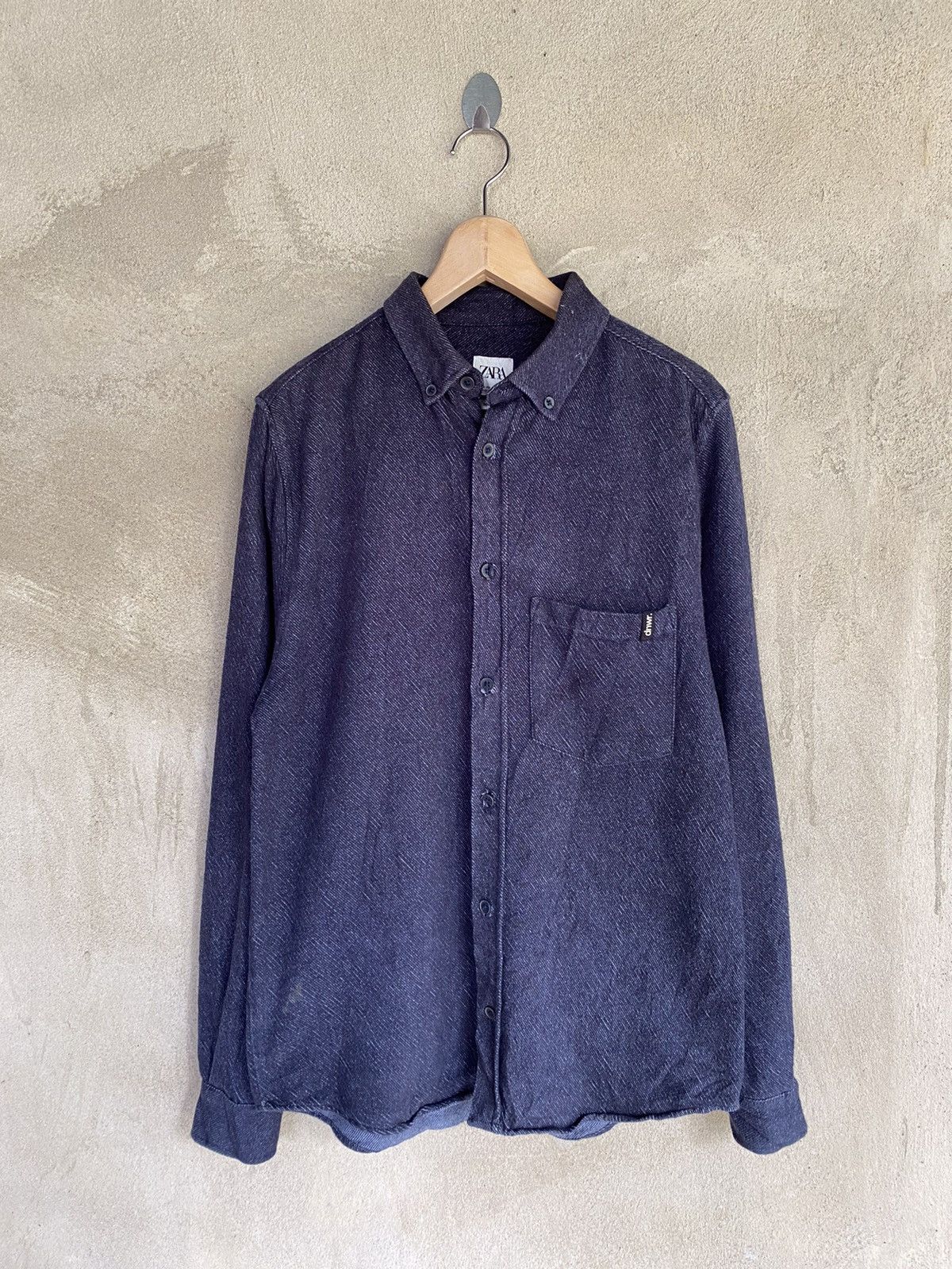 Zara Zara Plain Shirt Button Up Size US M / EU 48-50 / 2 - 2 Thumbnail