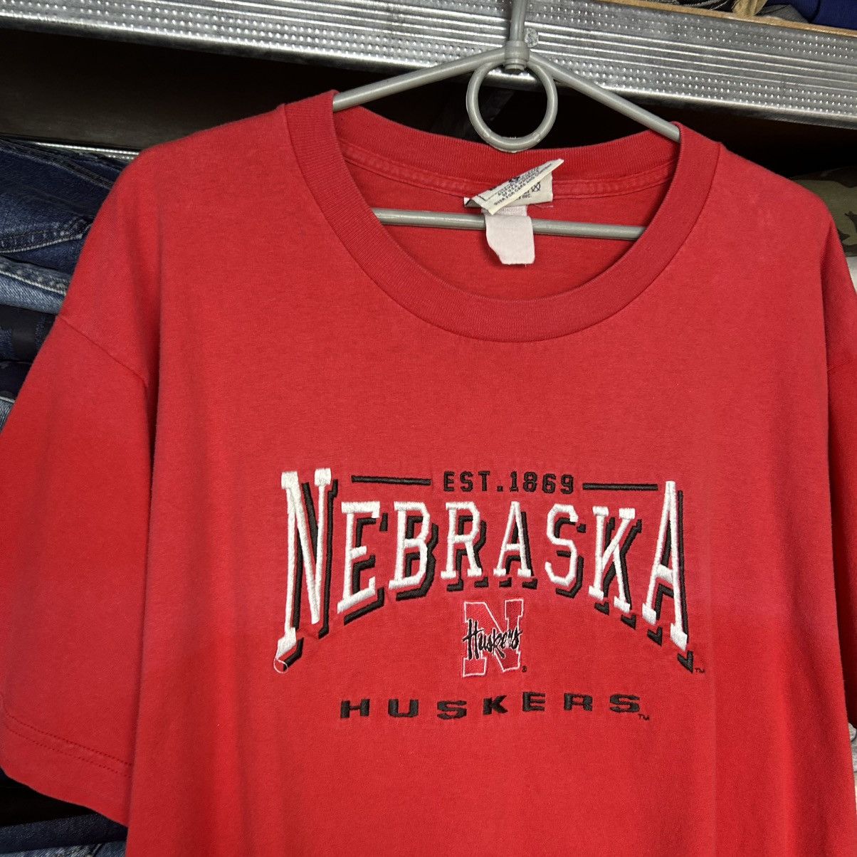 Lee Vintage Lee Sport Nebraska Big logo Huskers 90’s tee Size US L / EU 52-54 / 3 - 2 Thumbnail