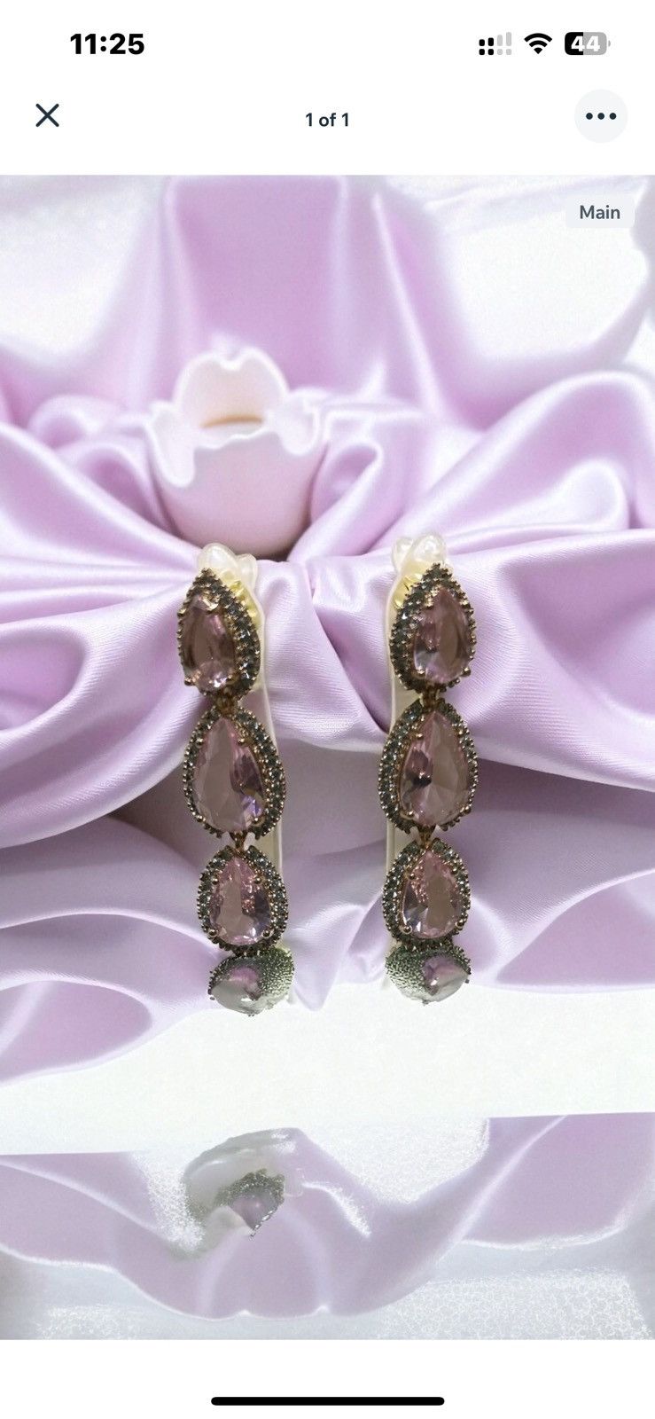 Other Anti Tarnish Golden Statement Dangler Earrings Size ONE SIZE - 4 Thumbnail