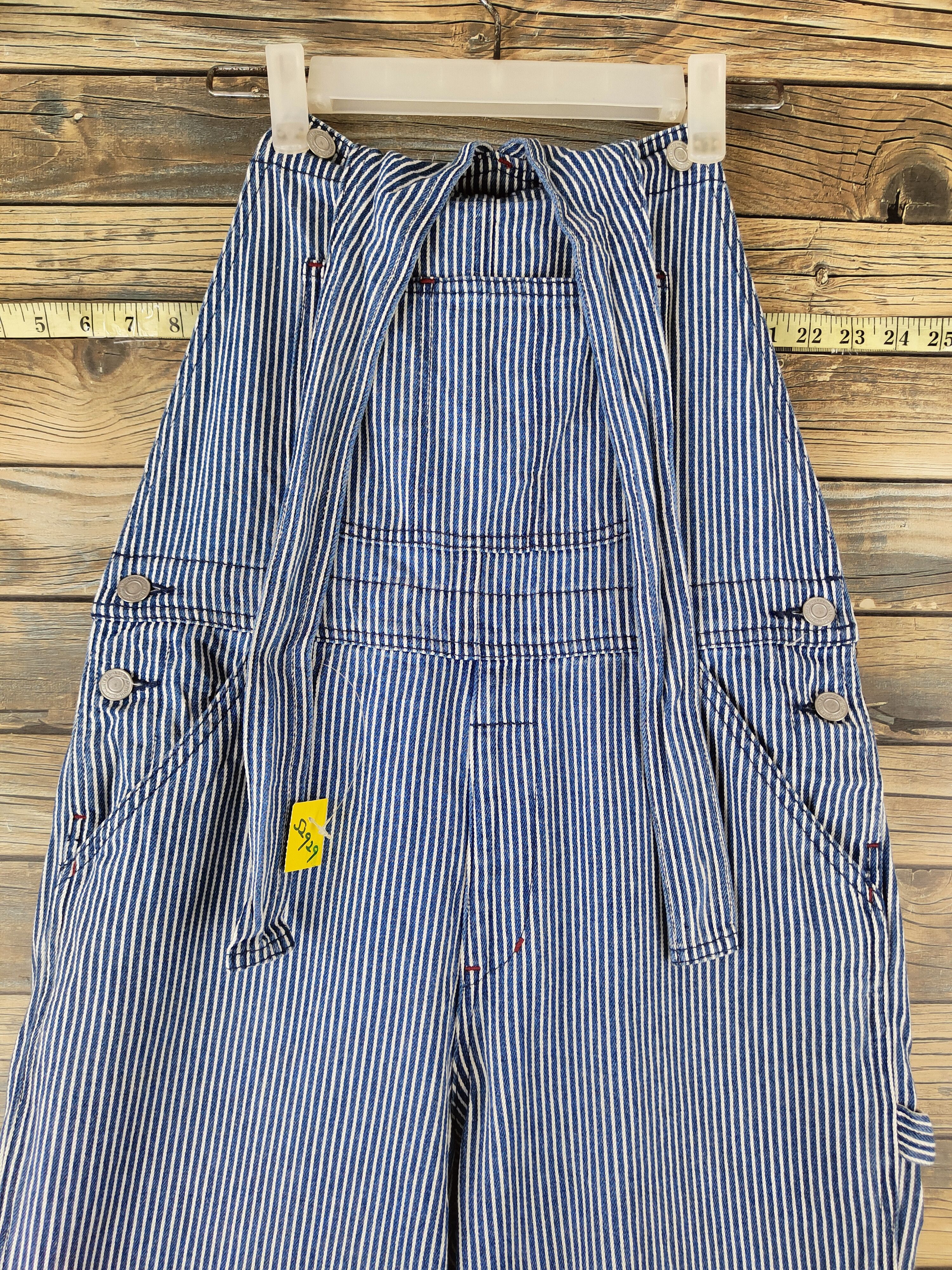 Japanese Brand Mini Valman Blue White Multipocket Jumpsuits #S2929 Size 28" / US 6 / IT 42 - 2 Thumbnail