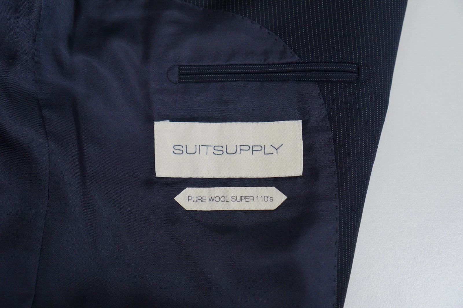Suitsupply Men Suitsupply Blazer Lazio Single Breasted S110 94 UK/US38L Size 38L - 4 Thumbnail