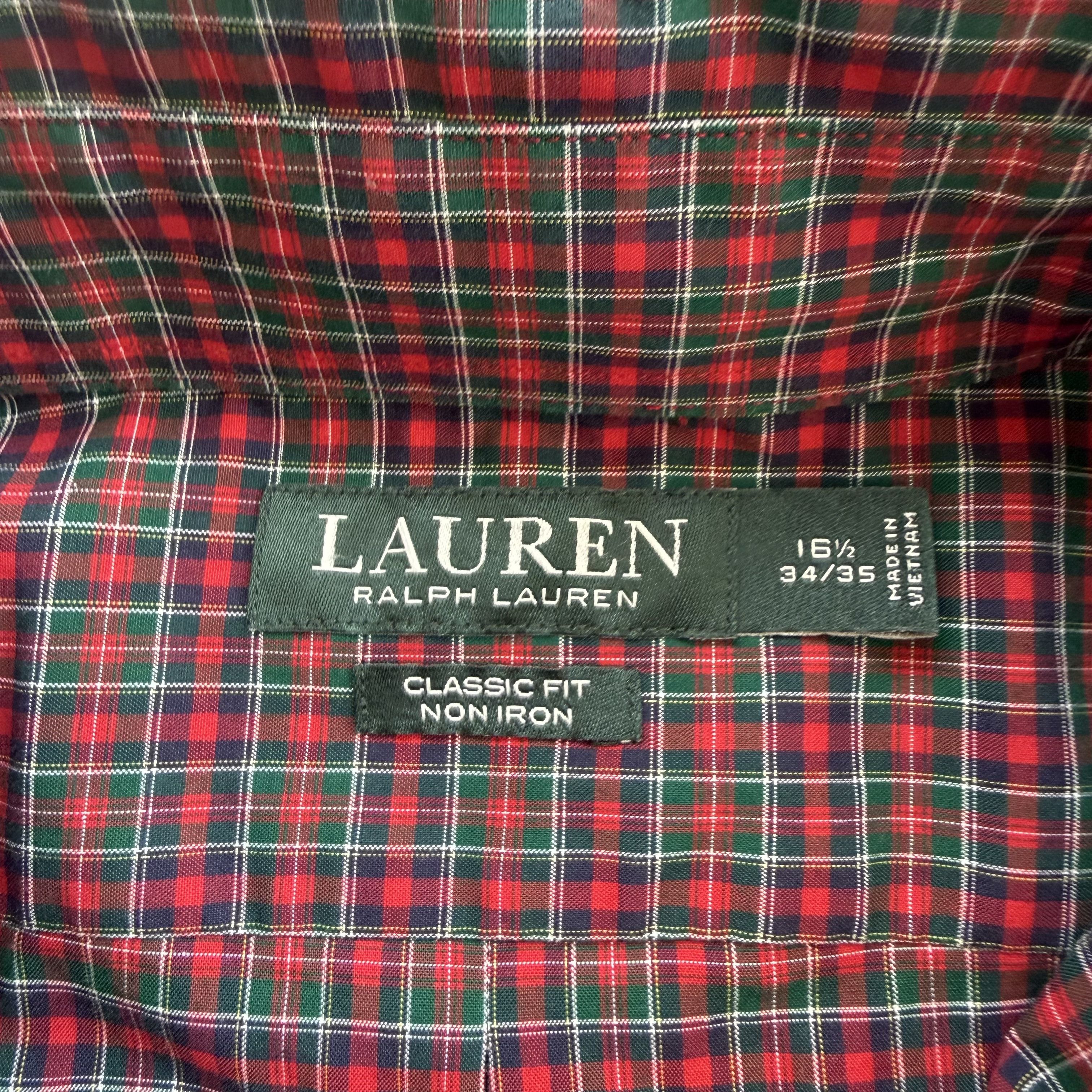 Lauren Ralph Lauren Lauren Ralph Lauren Plaid Button Down Shirt Size US XL / EU 56 / 4 - 3 Thumbnail
