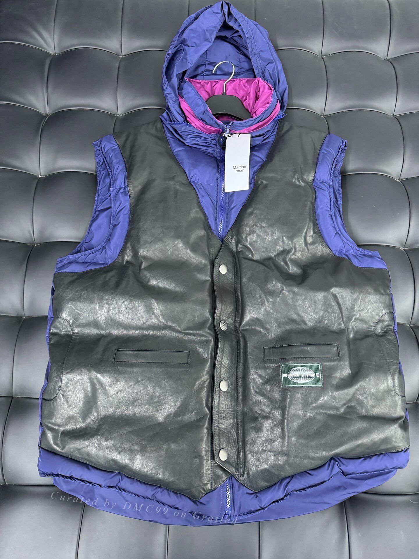 Martine Rose Martine Rose Blue Colorblock Down Vest Size US L / EU 52-54 / 3 - 1 Thumbnail