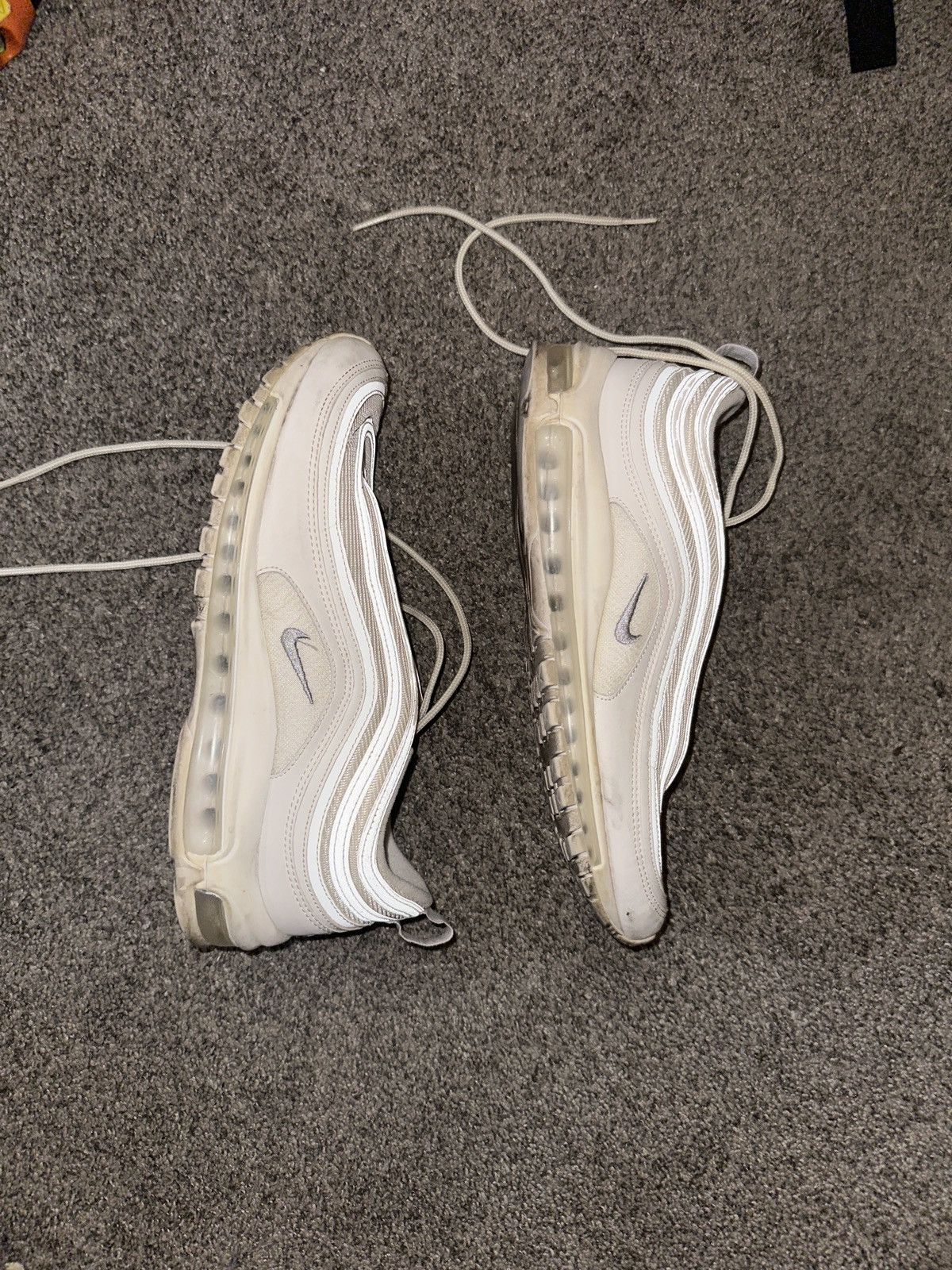 Nike Air Max 97 Triple White Size US 10.5 / EU 43-44 - 3 Thumbnail