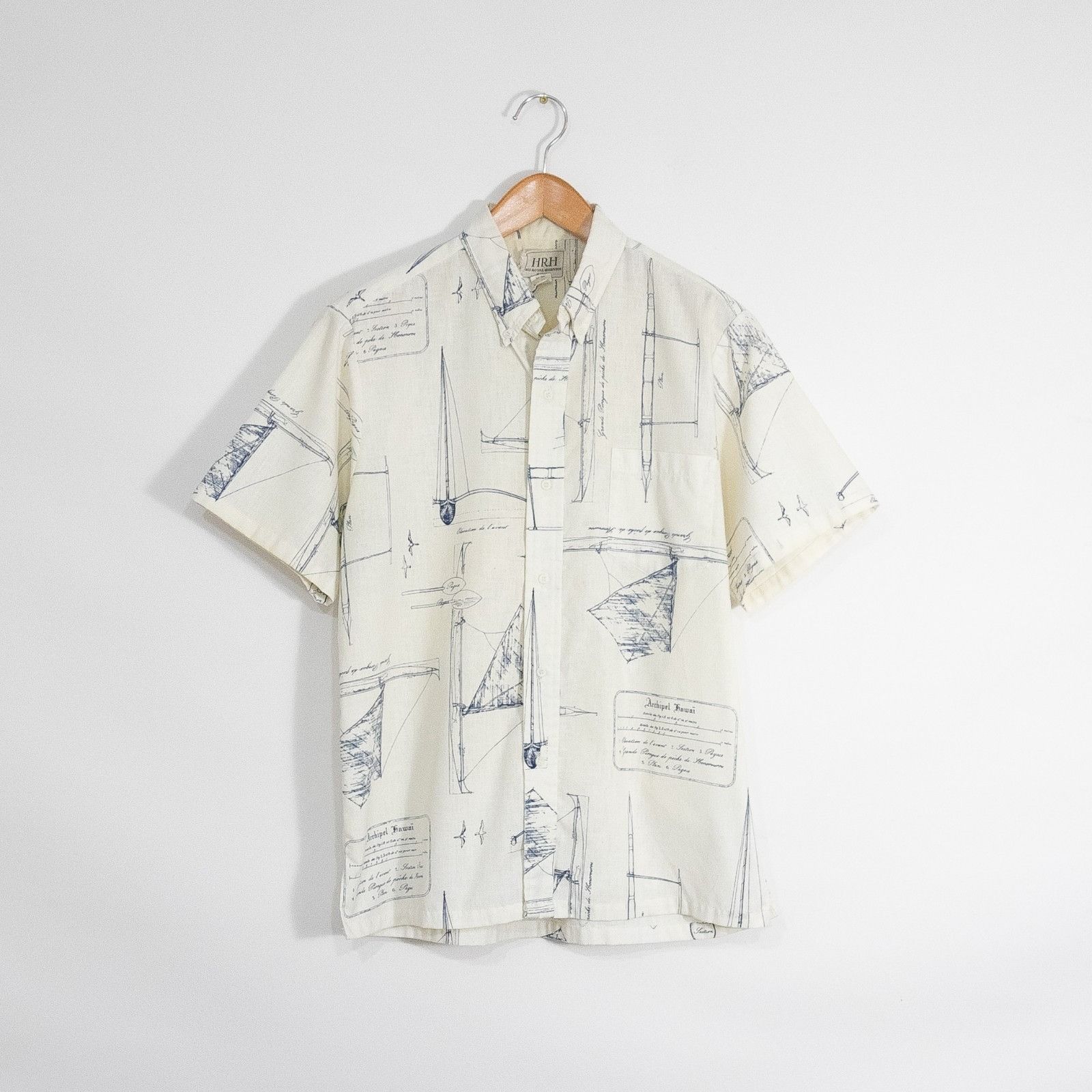 Vintage Vintage 90s Hawaii Sailing Button Up Shirt Mens Large Canvas Size US L / EU 52-54 / 3 - 1 Thumbnail