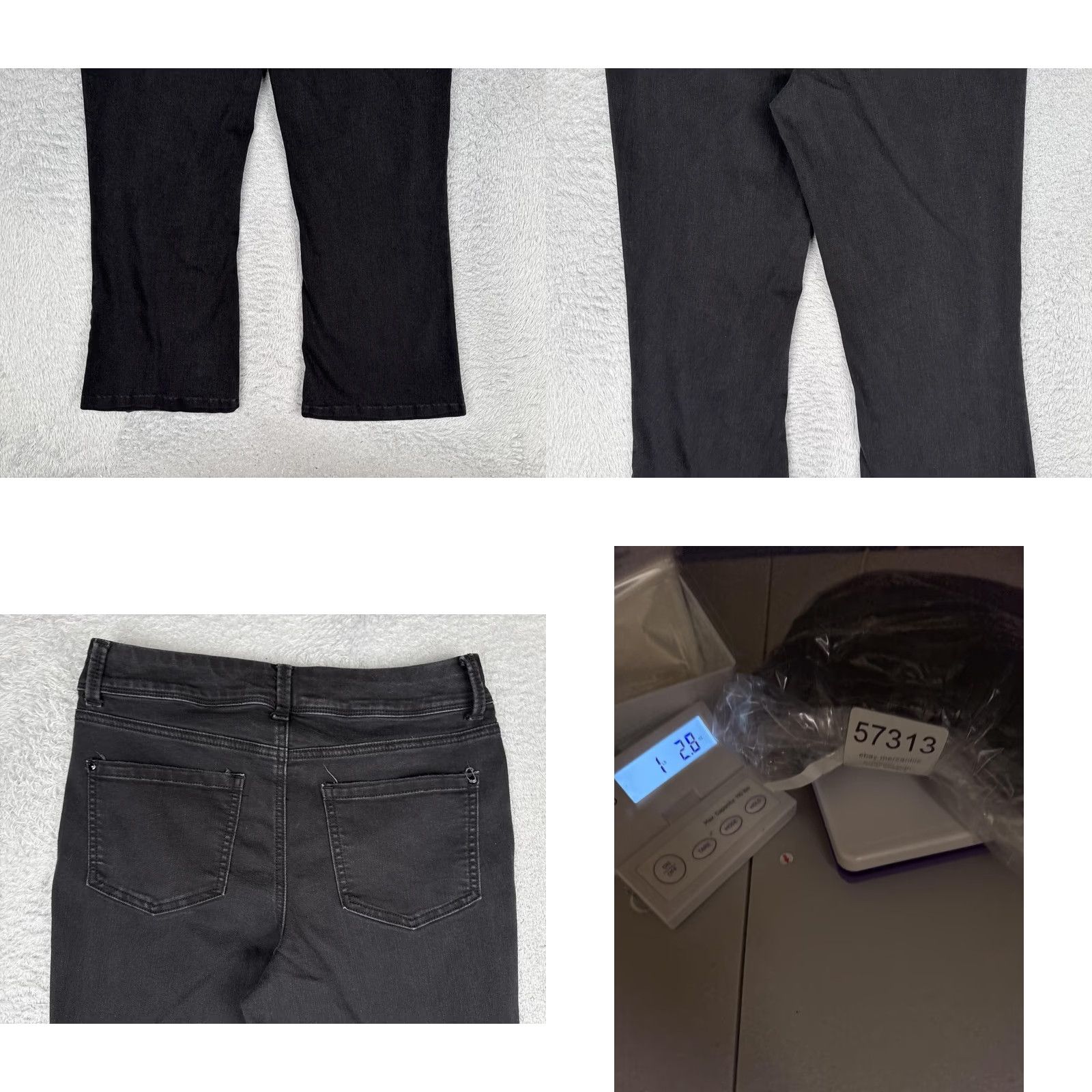 Vintage Maurices EVERflex High Rise Bootcut Jeans Womens 12 Charcoal Blue 30x26 Jeans Womens Dress Pants? Size 34" / US 12 / IT 48 - 10 Thumbnail