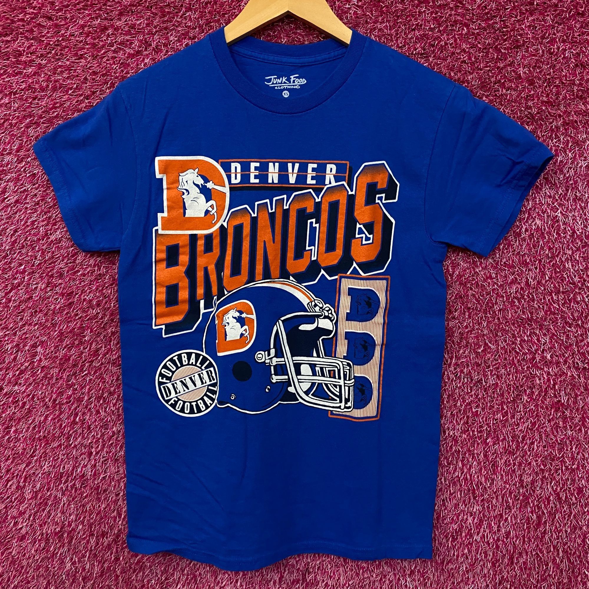 Junk Food Junk Food Clothing Denver Broncos Checkdown Flea Market T-sh Size US XS / EU 42 / 0 - 1 Thumbnail