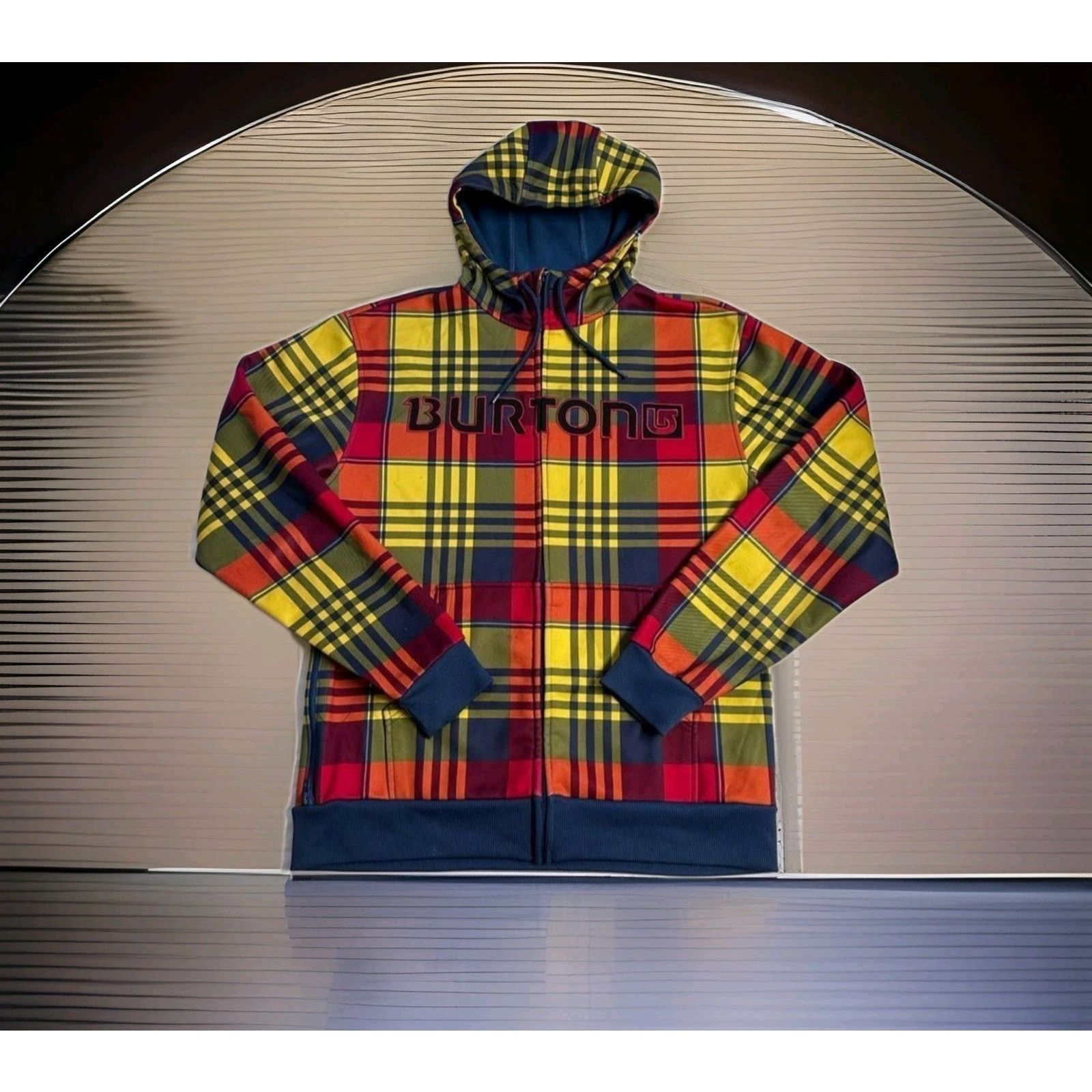 Burton BURTON SNOWBOARDS DRYRIDE Hoodie Fleece Lined Plaid S Size US S / EU 44-46 / 1 - 1 Thumbnail