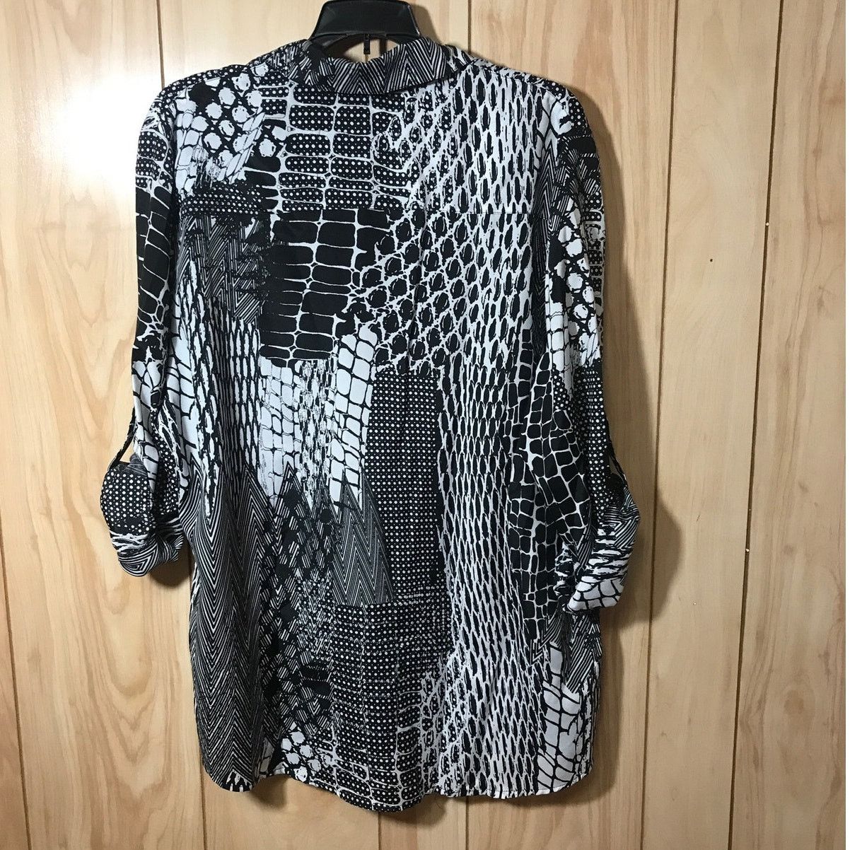 Other TanJay Animal Print Collared Long Sleeve Top XL Size XL / US 12-14 / IT 48-50 - 2 Thumbnail