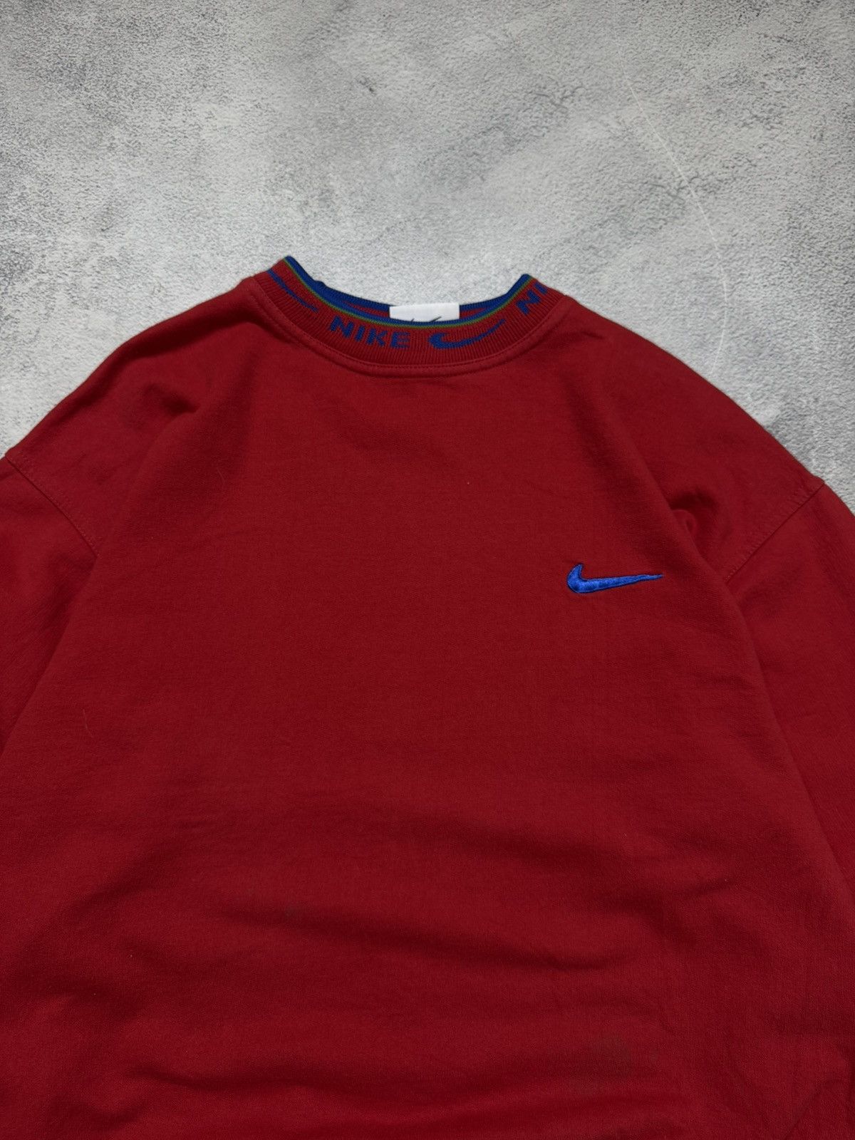 Nike Vintage Y2K Nike Mini Swoosh Sweatshirt 00’s Size XL / US 12-14 / IT 48-50 - 5 Thumbnail