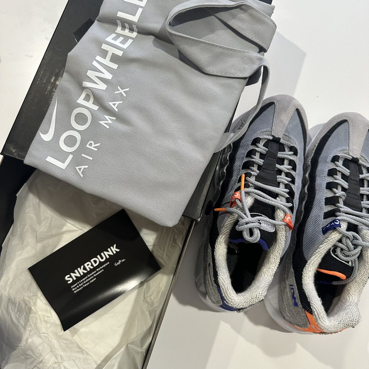 Loopwheeler × Nike Loopwheeler Nike Air Max 95 Size US 10.5 / EU 43-44 - 2 Thumbnail