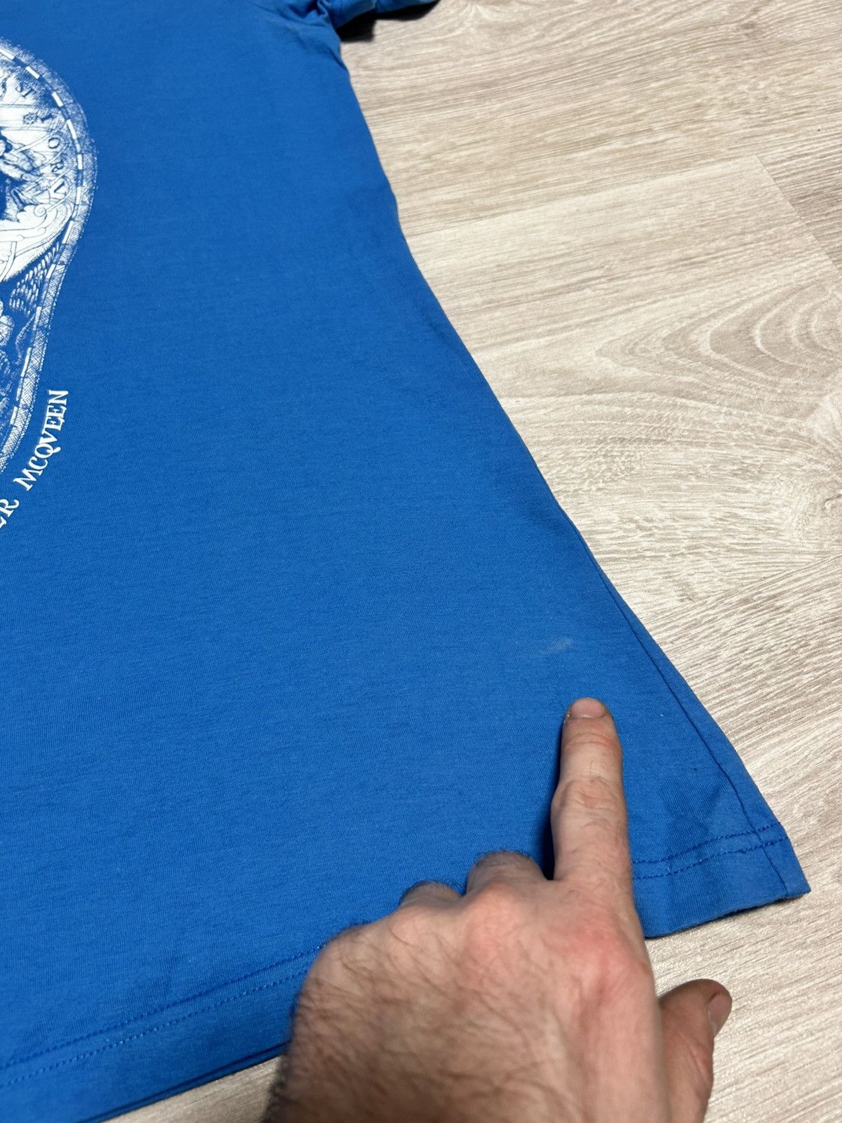 Alexander McQueen Alexander McQueen Big logo skull T-shirt Blue size S Size US S / EU 44-46 / 1 - 8 Thumbnail