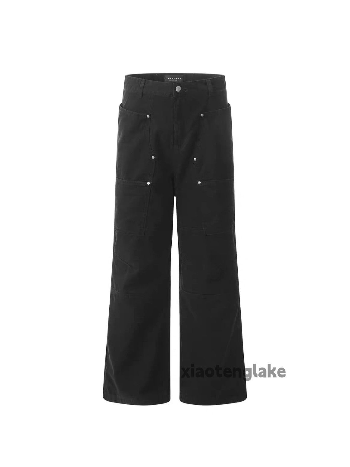 Vintage Unisex utility loose baggy skate hiphop carpenter pants Size US 30 / EU 46 - 2 Thumbnail